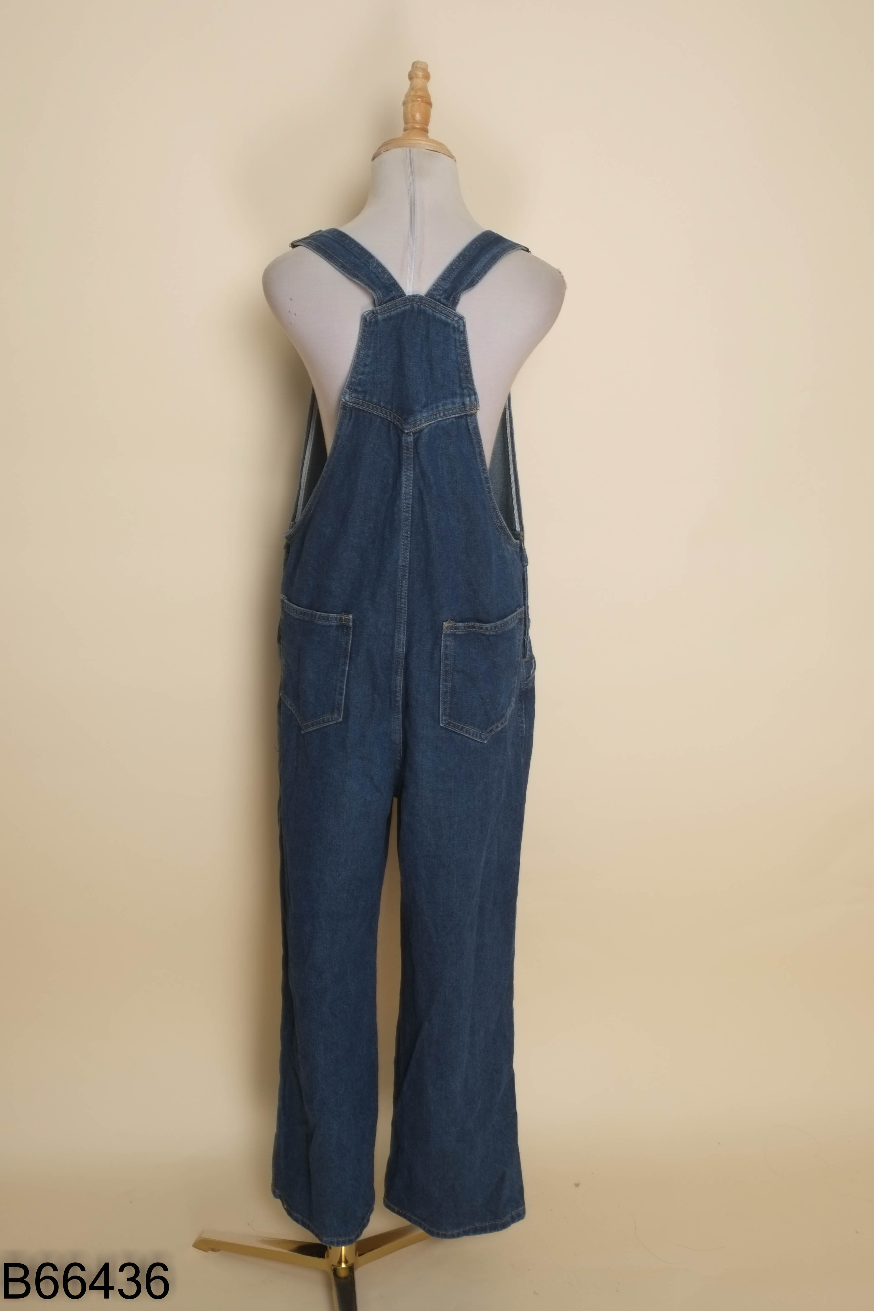 Jumpsuit jean xanh đậm