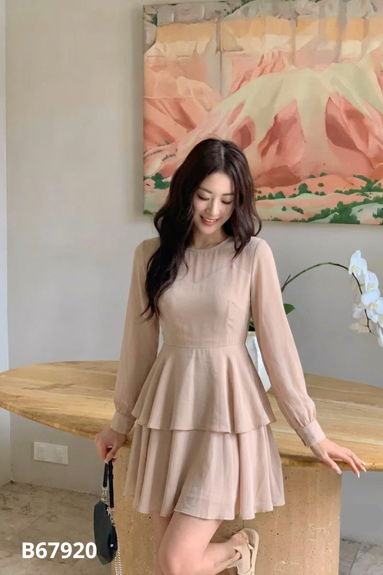 Váy 20 AGAIN hồng ruốc