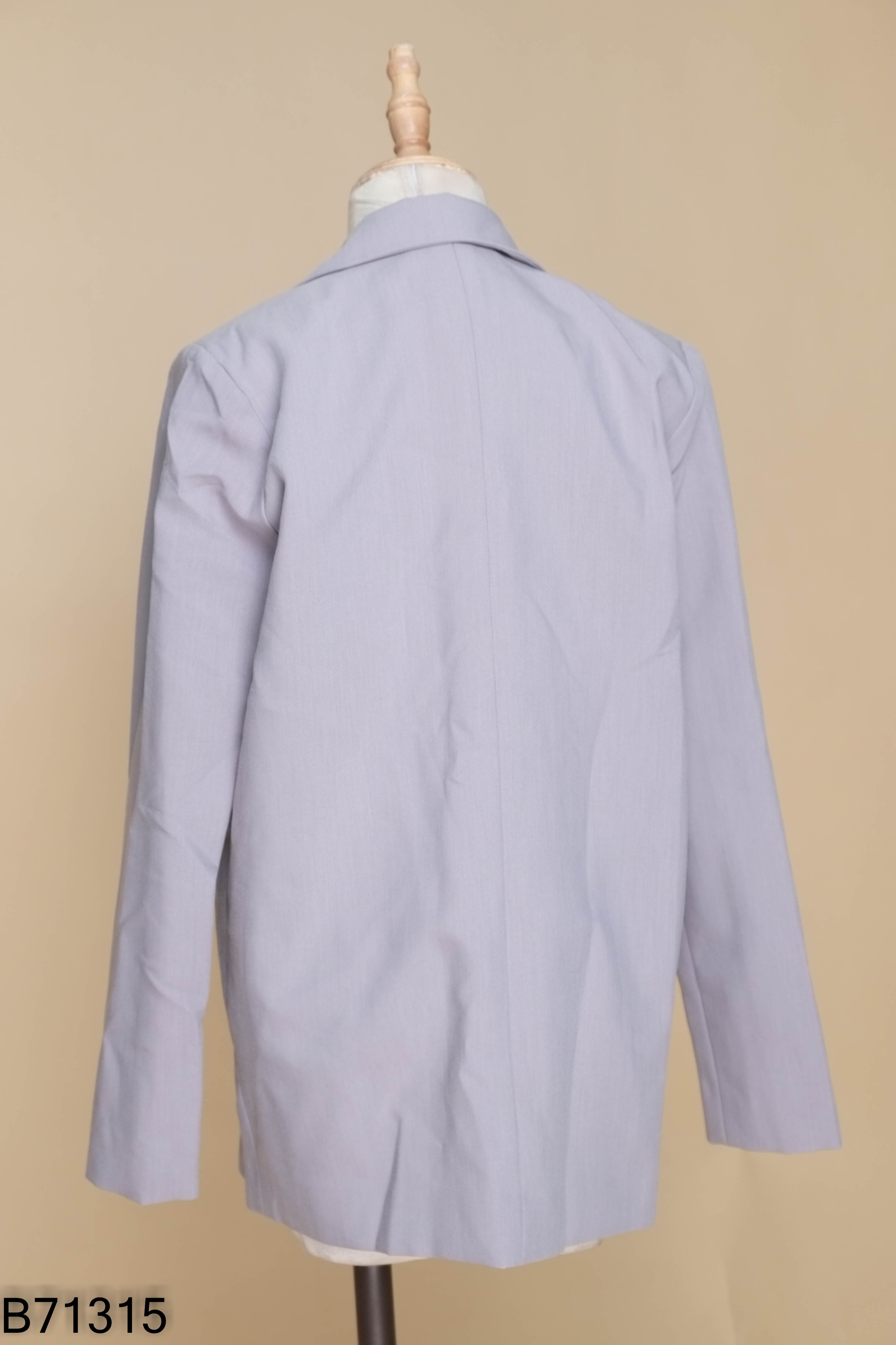 NEWTAG Áo khoác VENIA vest xám có đệm vai