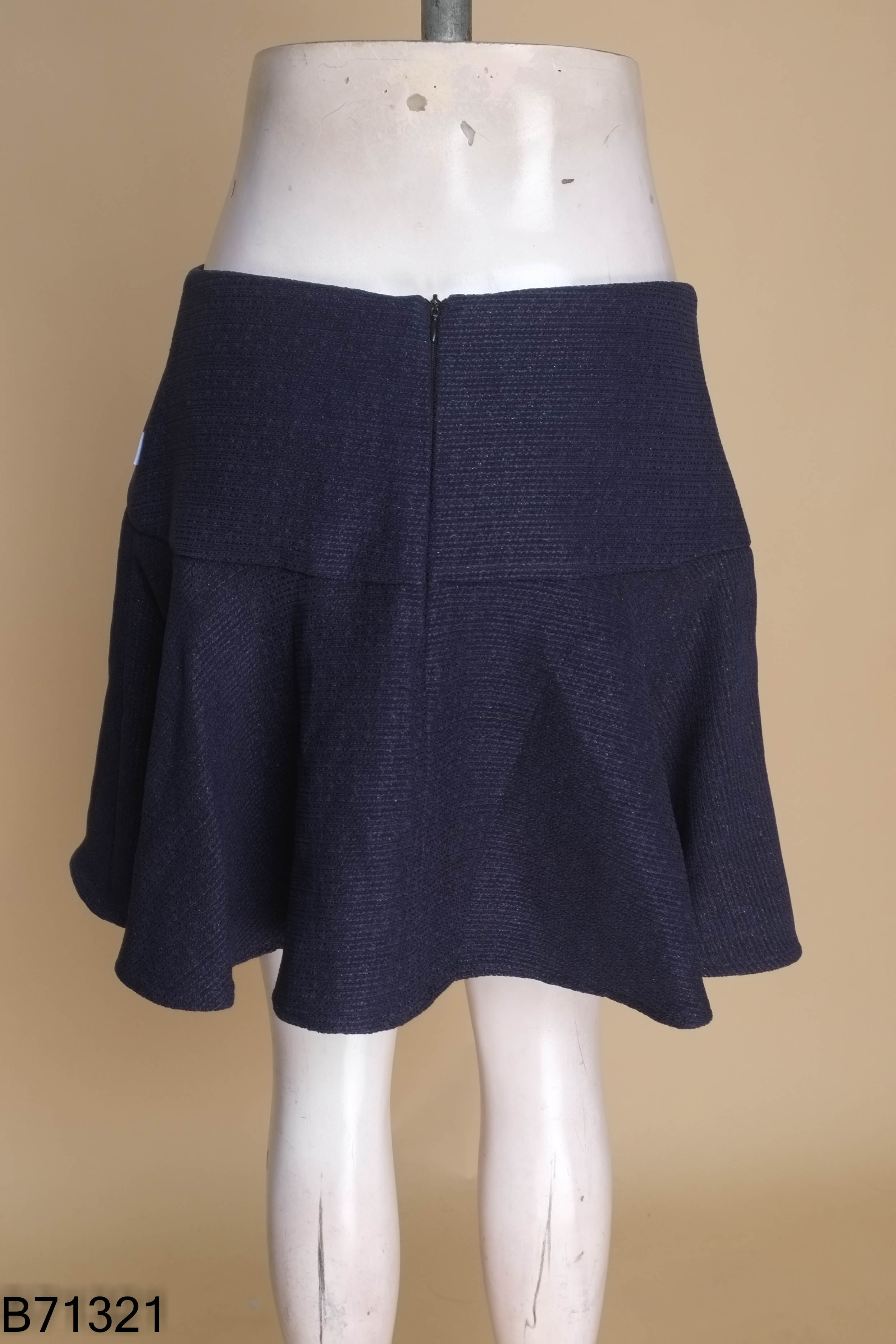 Chân váy ARA Store dạ tweed xanh