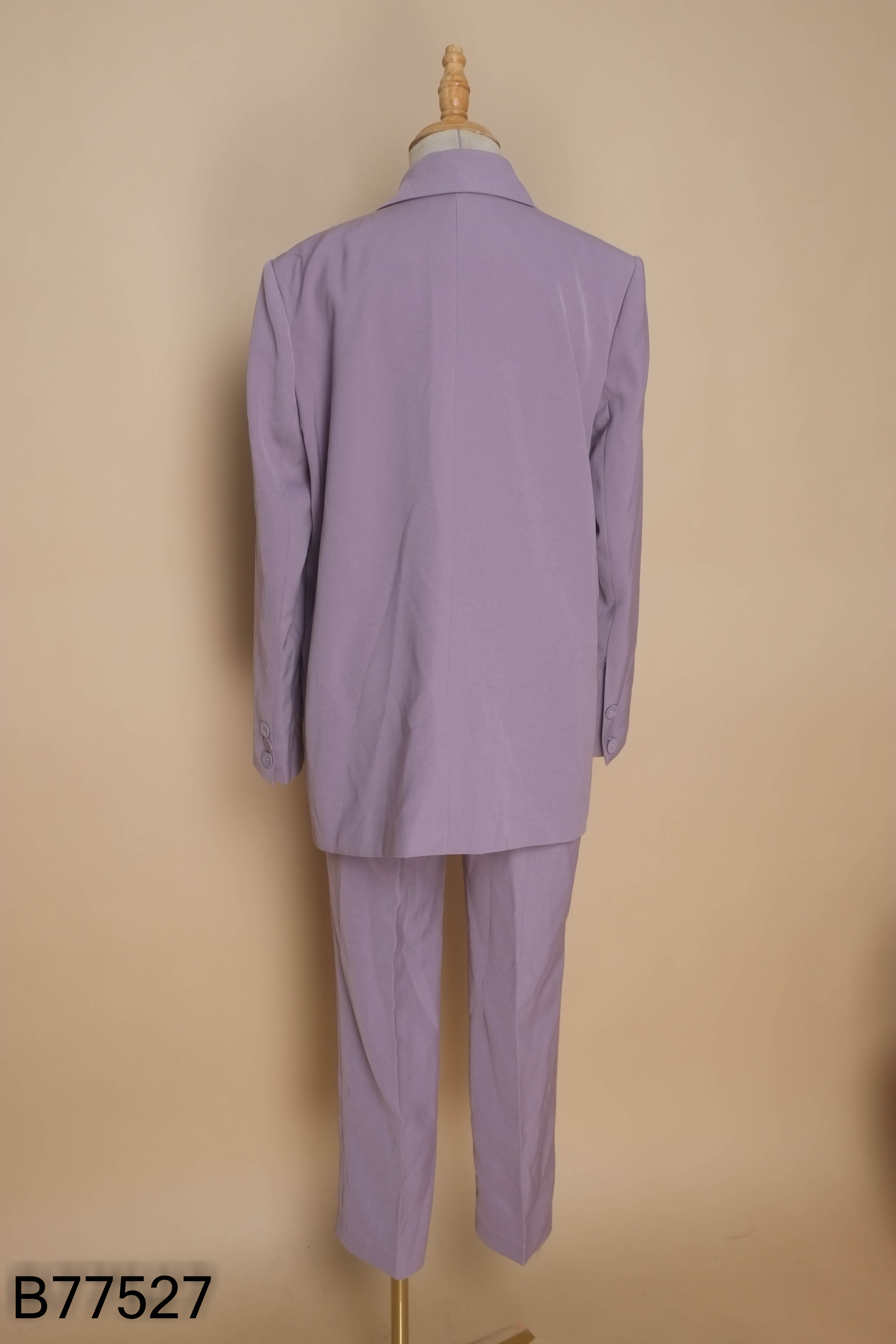Set LINH GIANG DESIGN tím áo khoác vest + quần dài