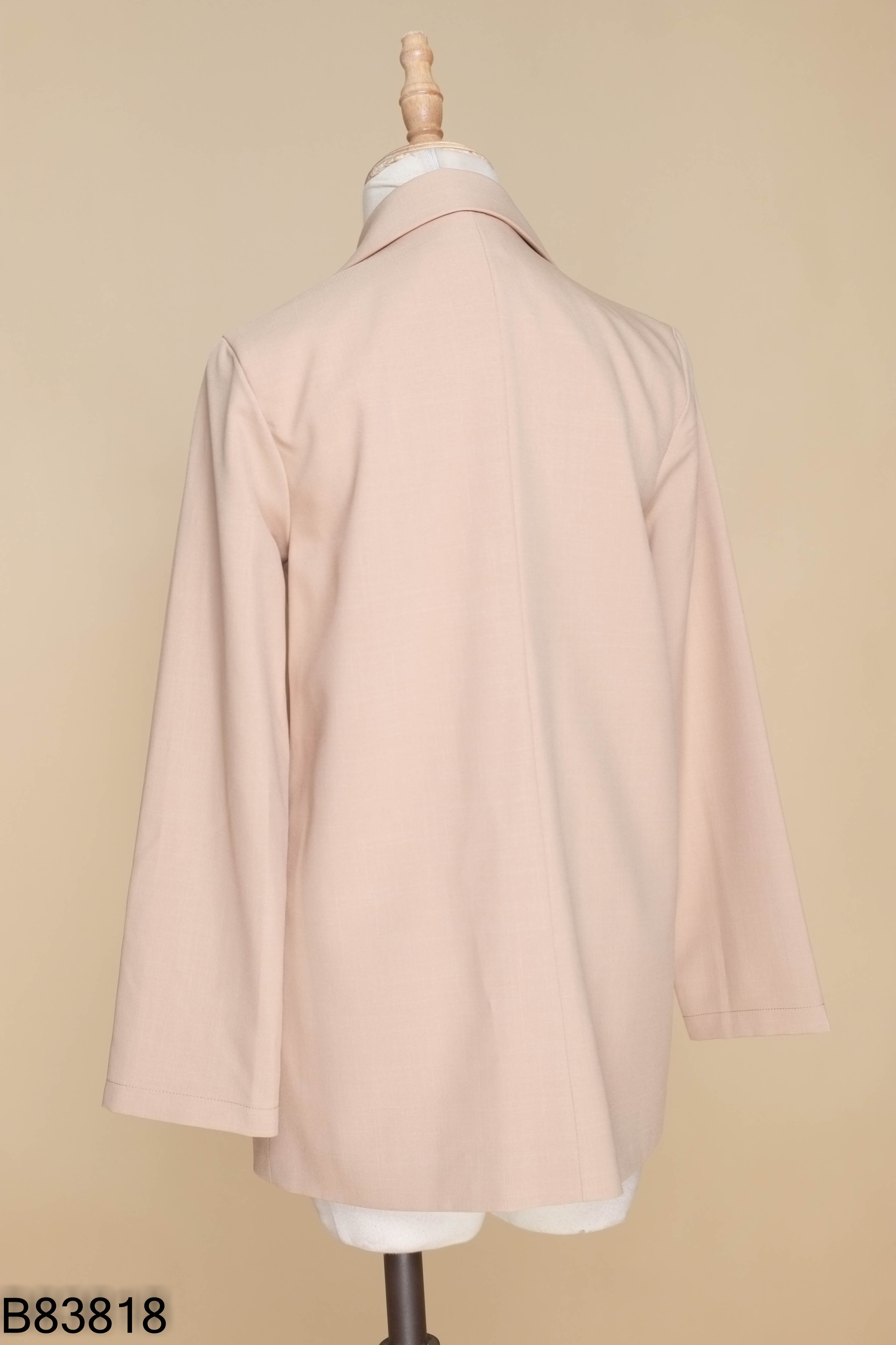 Áo vest be hồng trơn