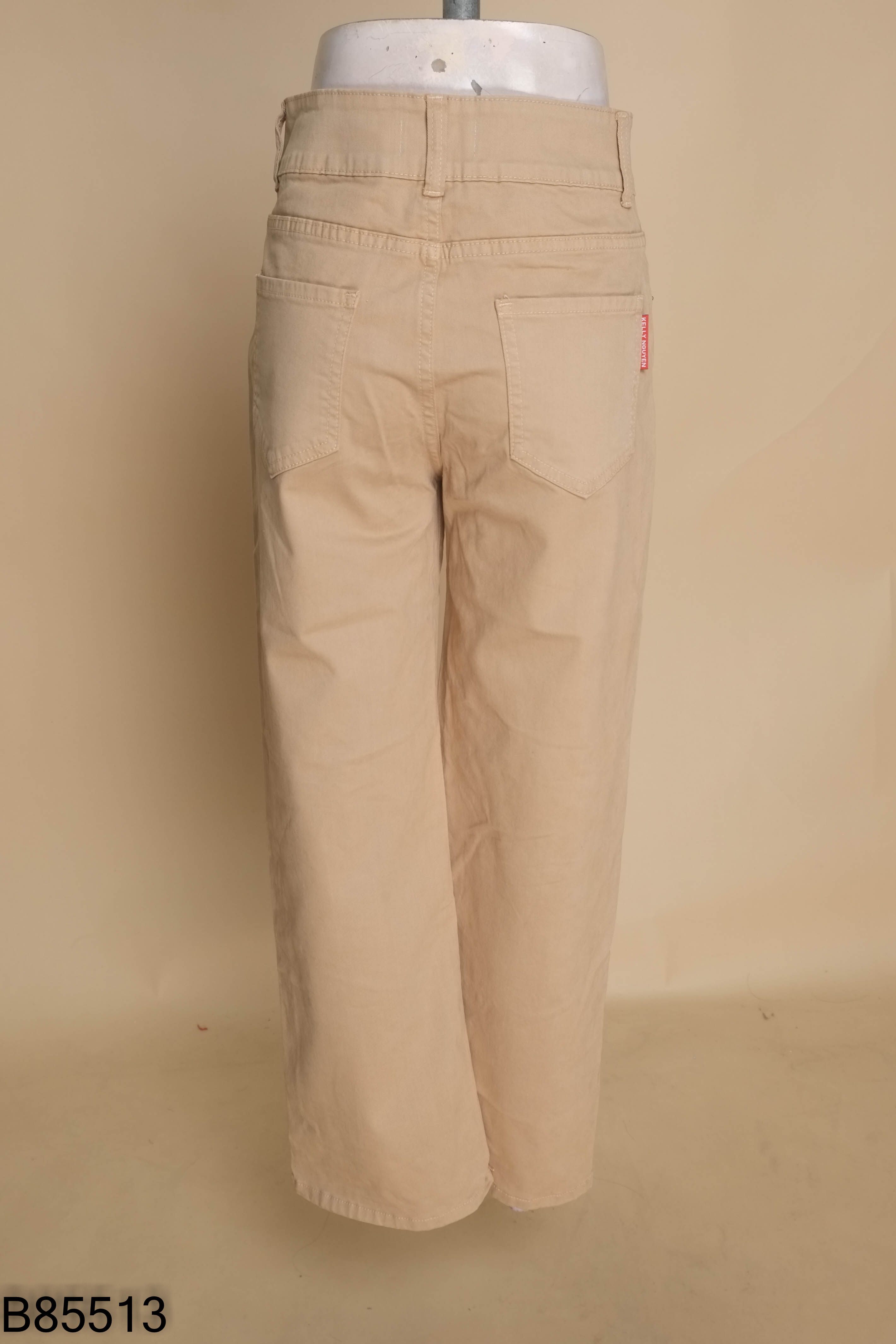 Quần kaki be 2 cúc
