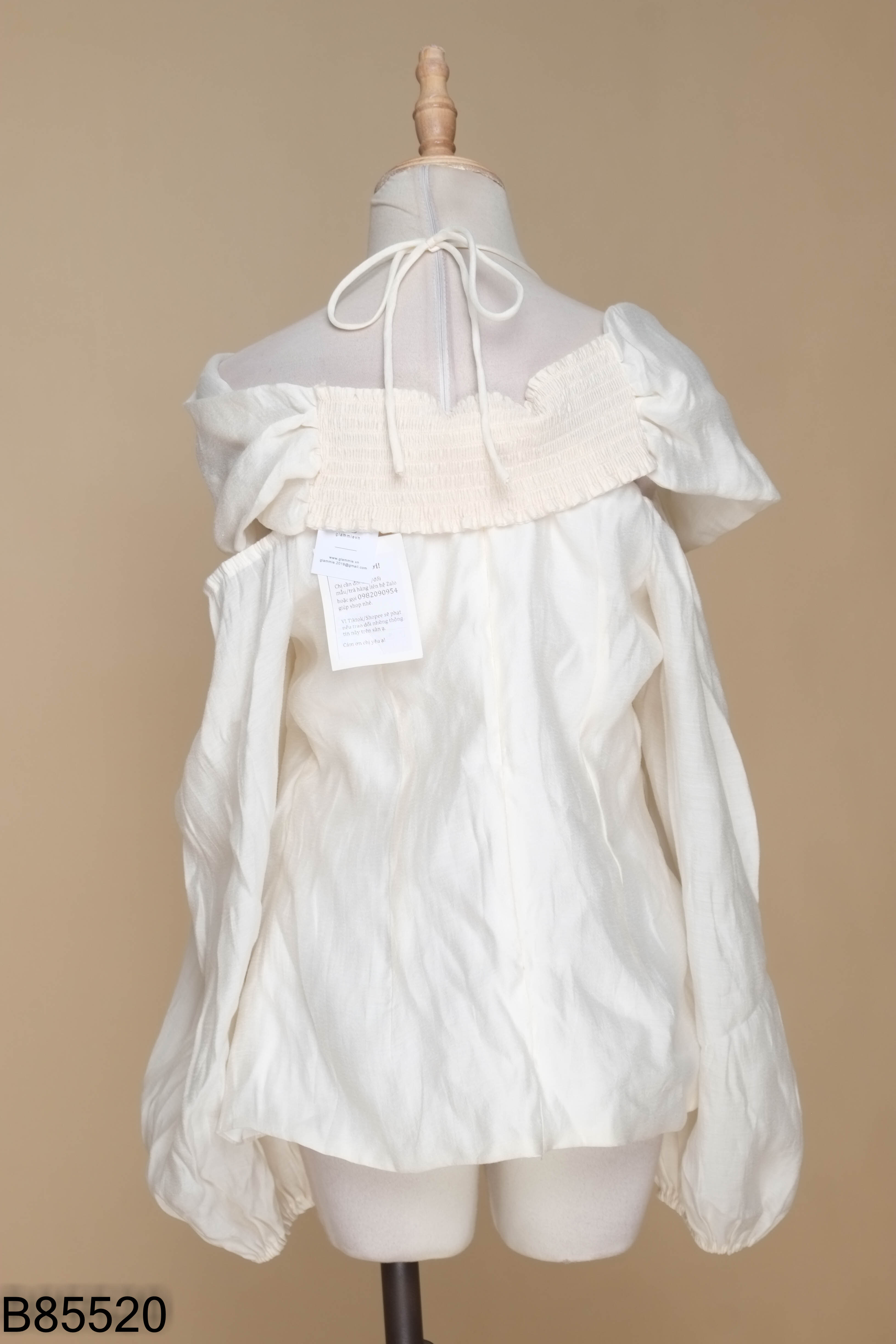 Áo babydoll be cổ dây