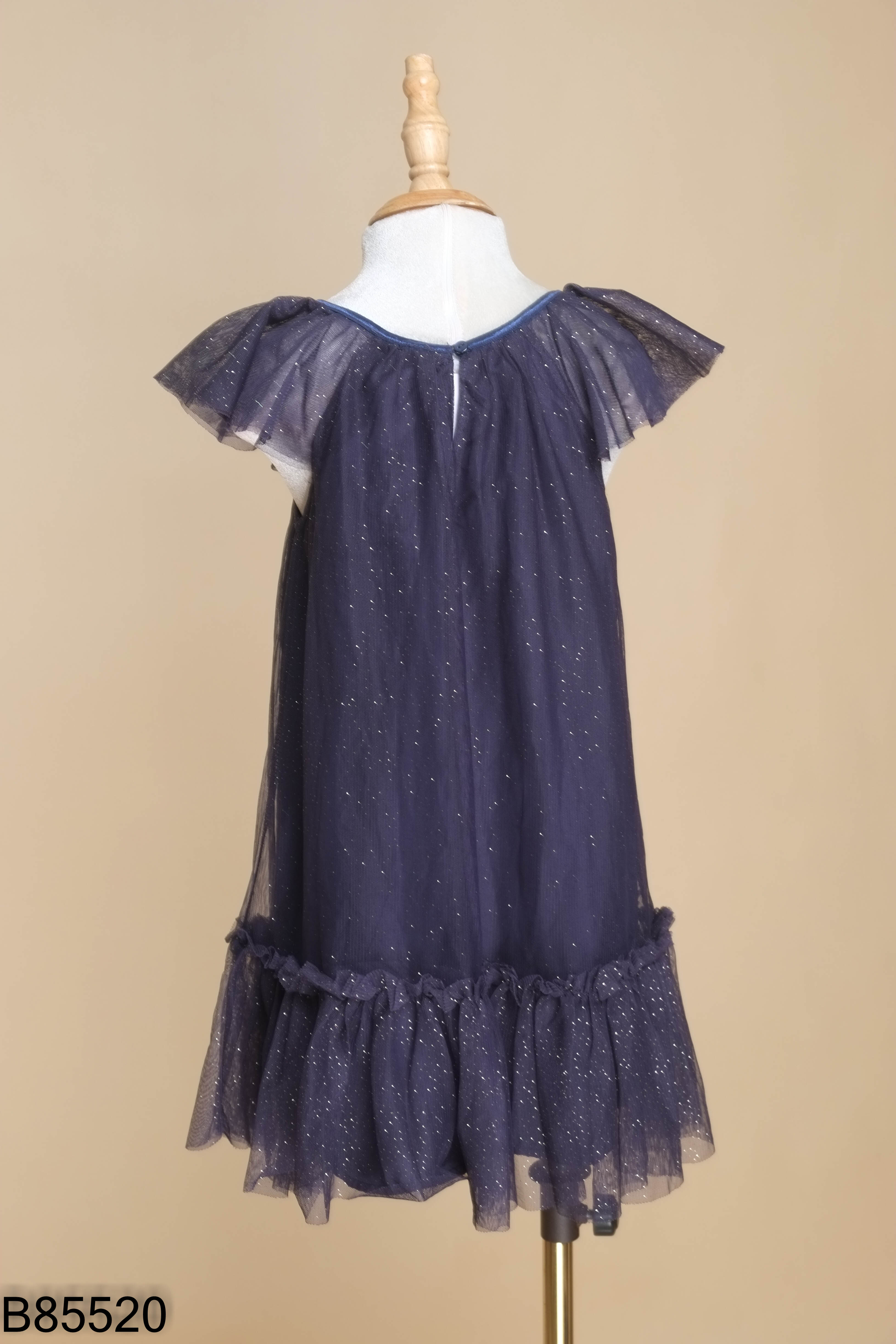 Váy xanh babydoll kim tuyến KIDS