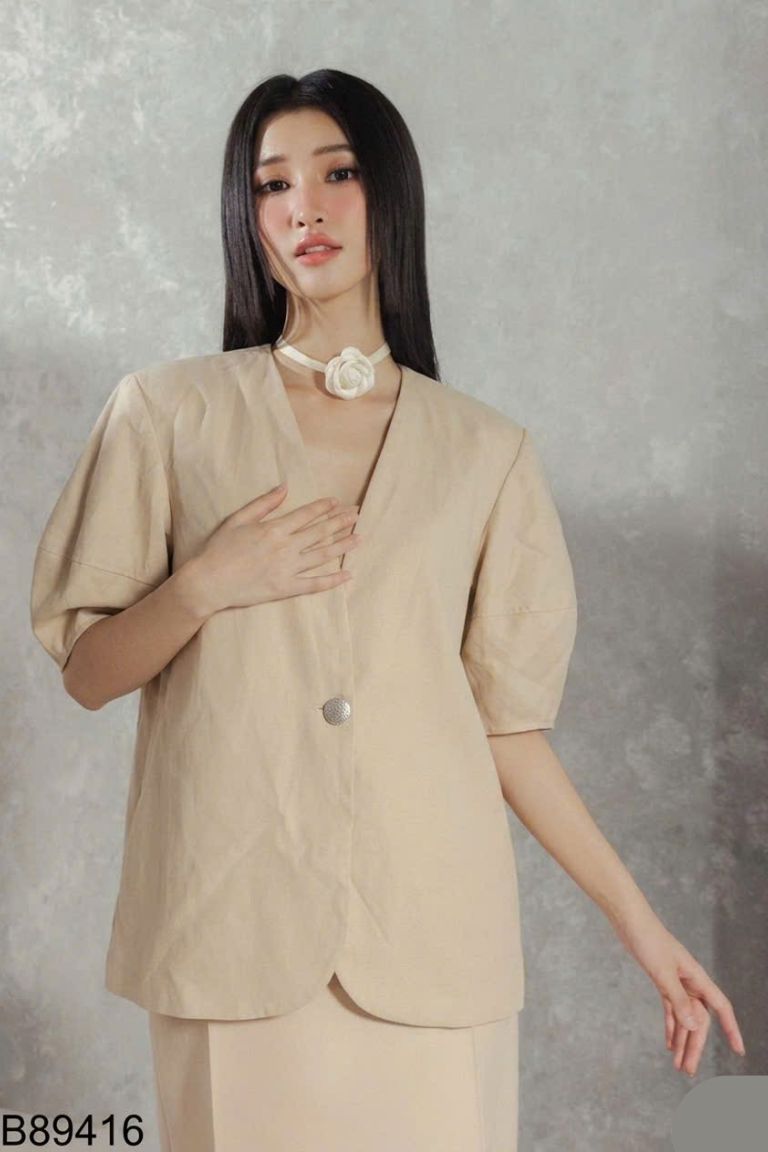 Áo be MARCH CONCEPT dáng vest ngắn tay
