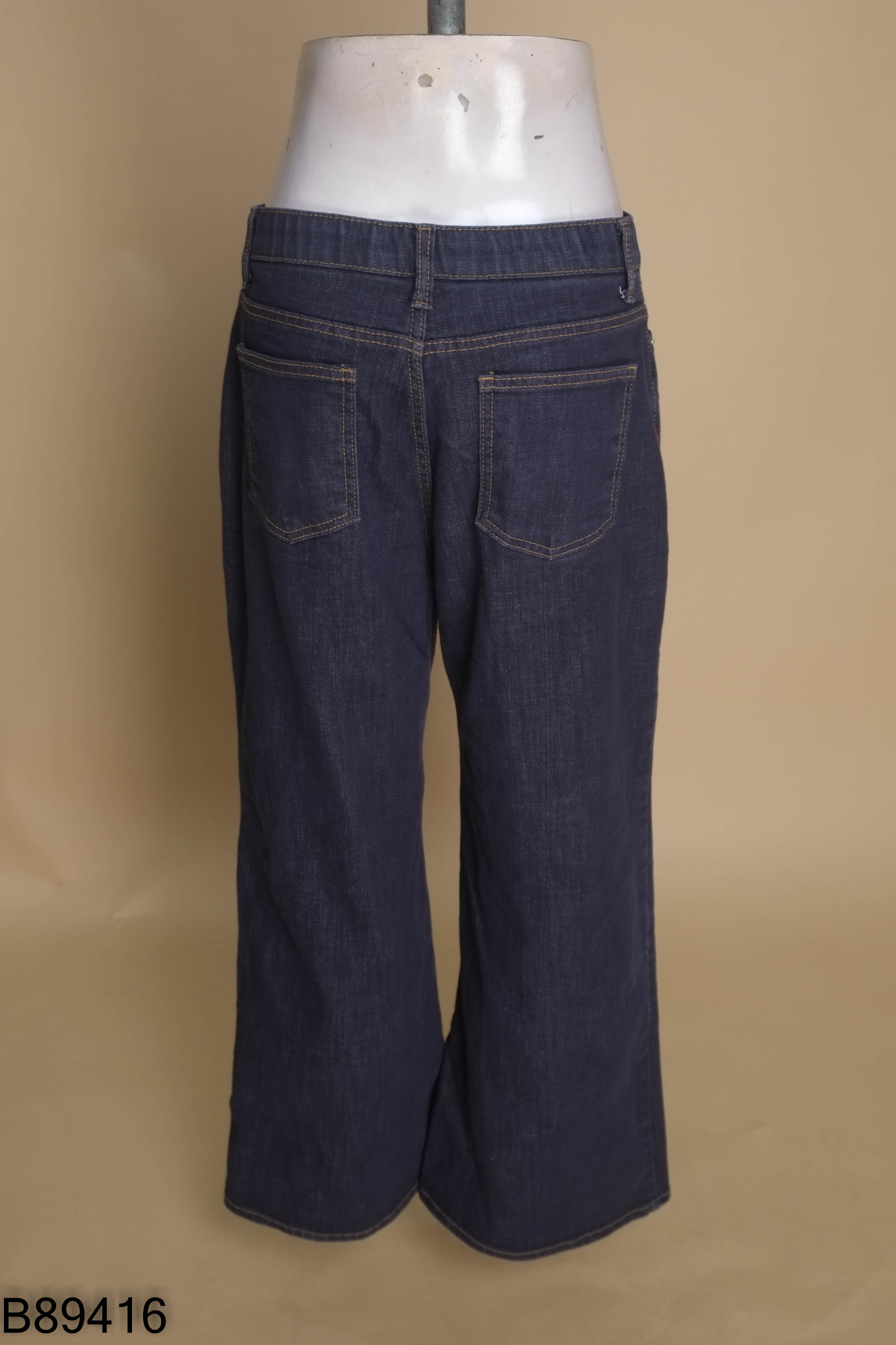 Quần jeans suông xanh đậm
