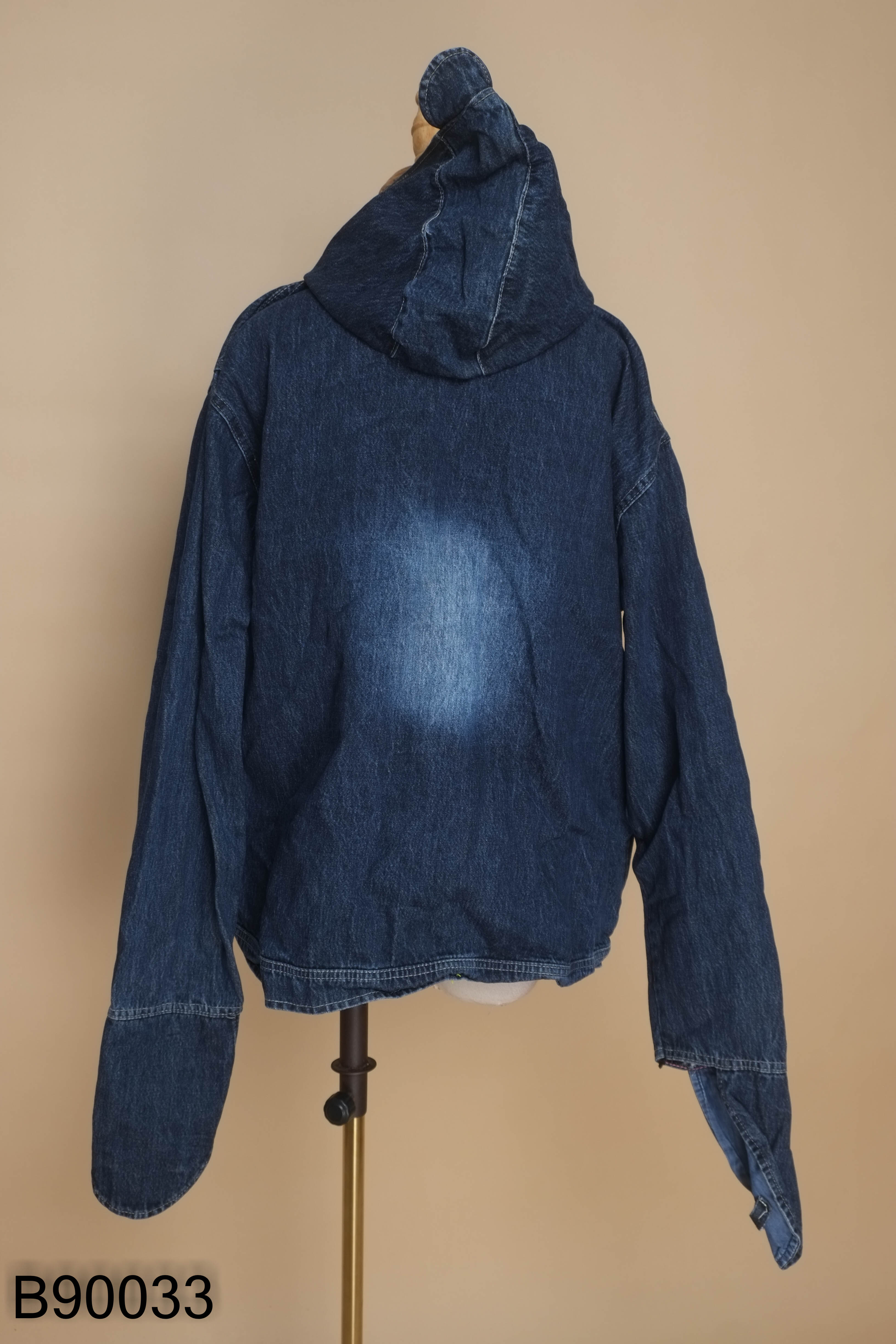 Áo khoác nắng jeans xanh