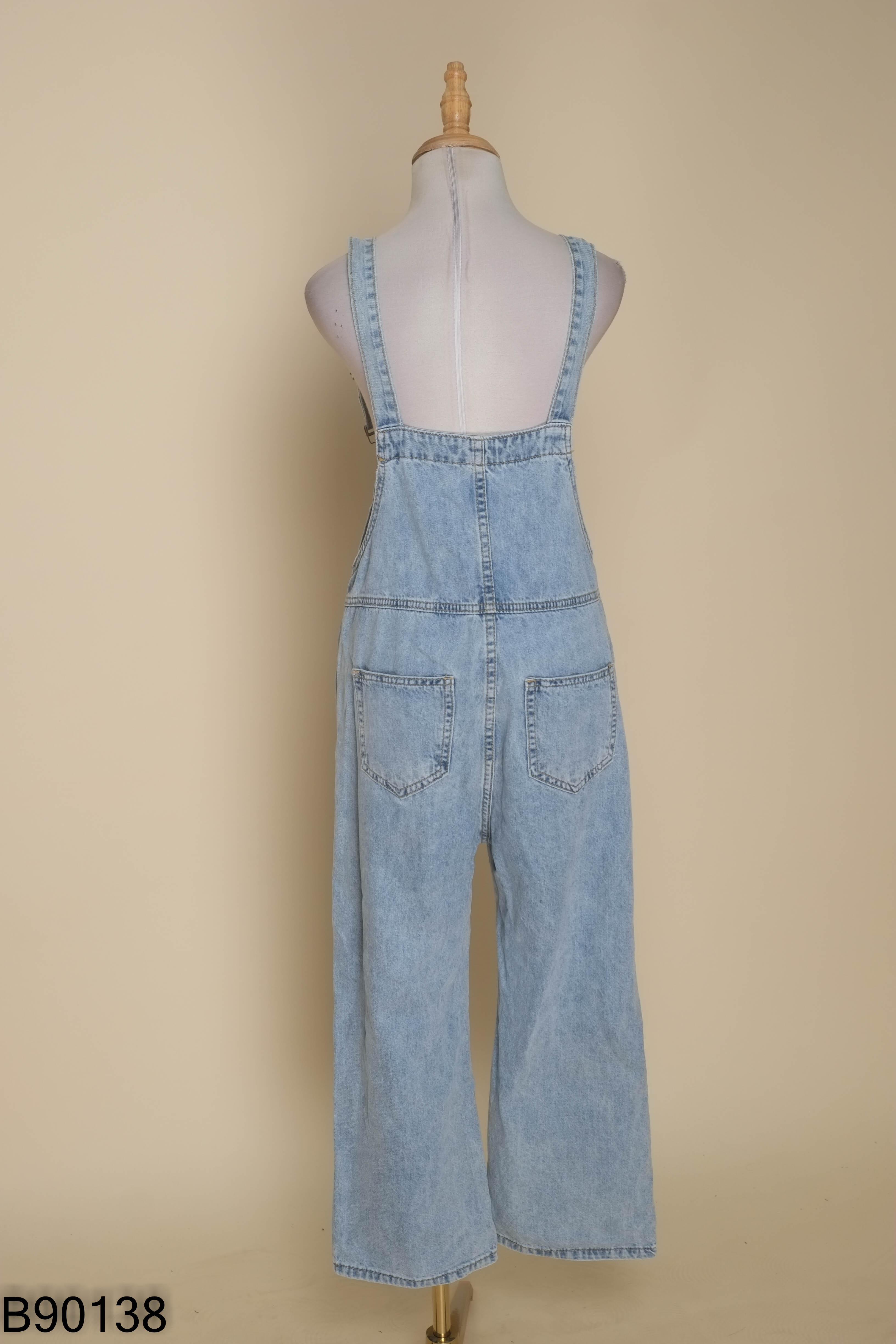 Yếm quần jeans xanh