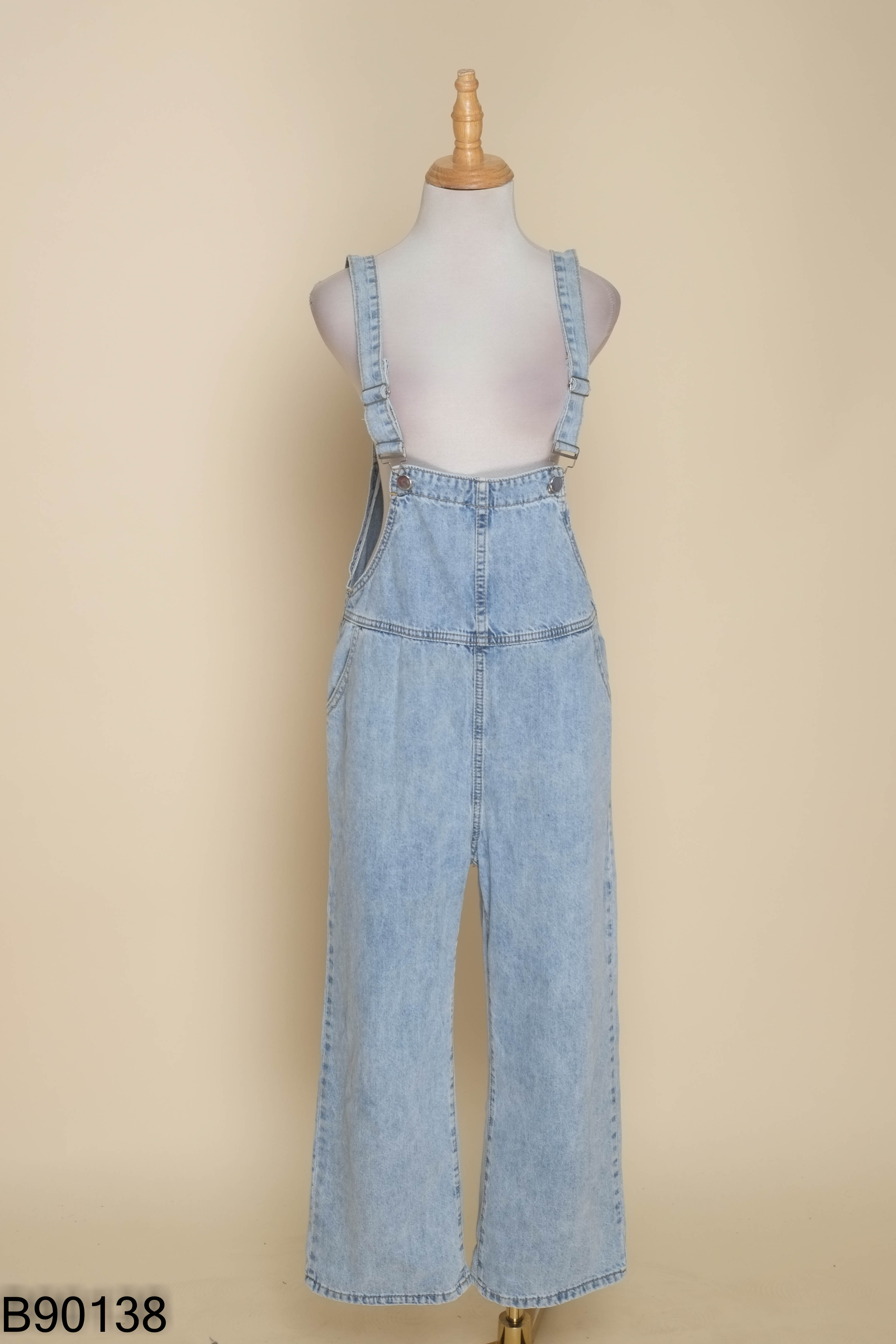 Yếm quần jeans xanh