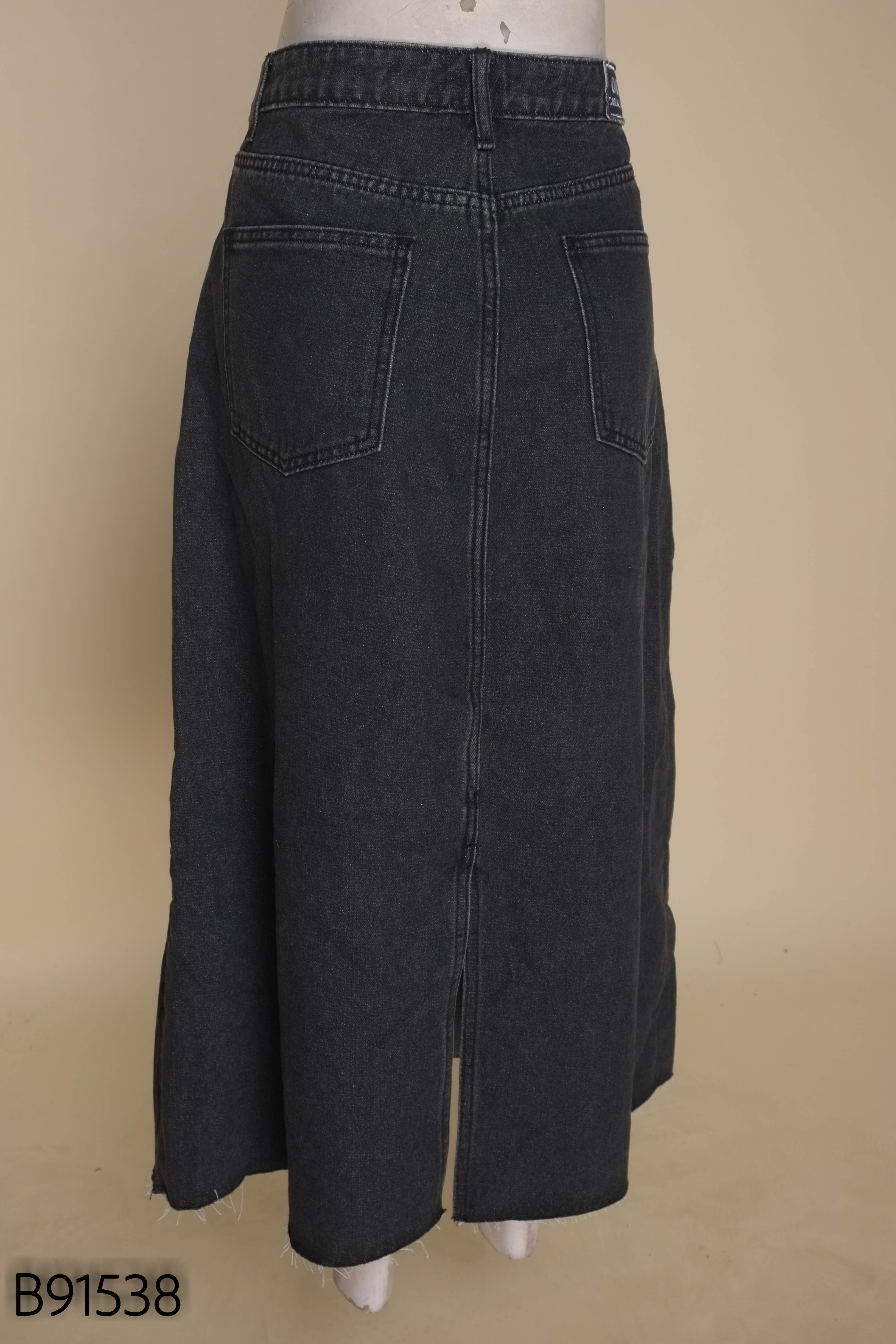 Chân váy jeans đen GMORNING