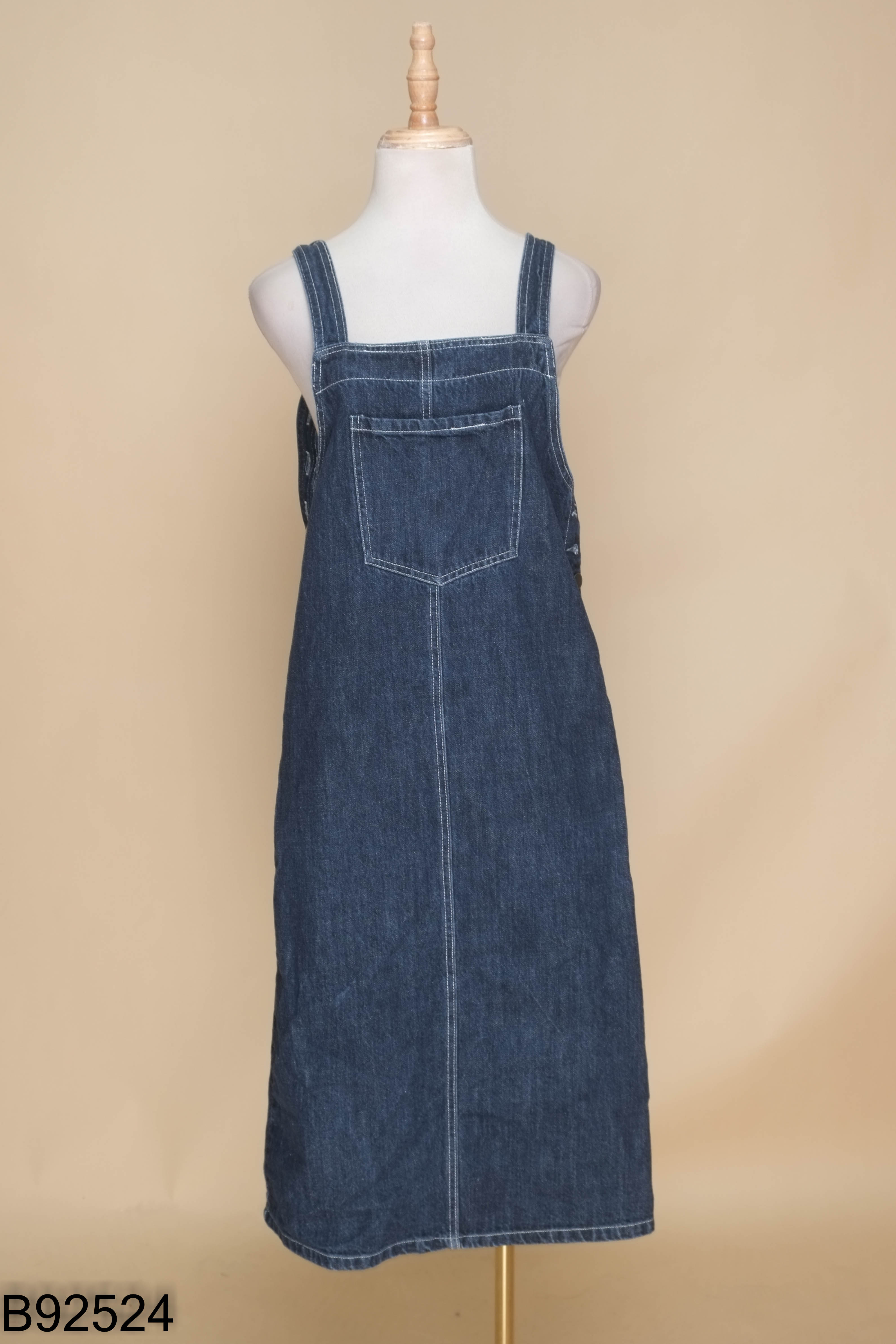 Yếm váy jeans xanh
