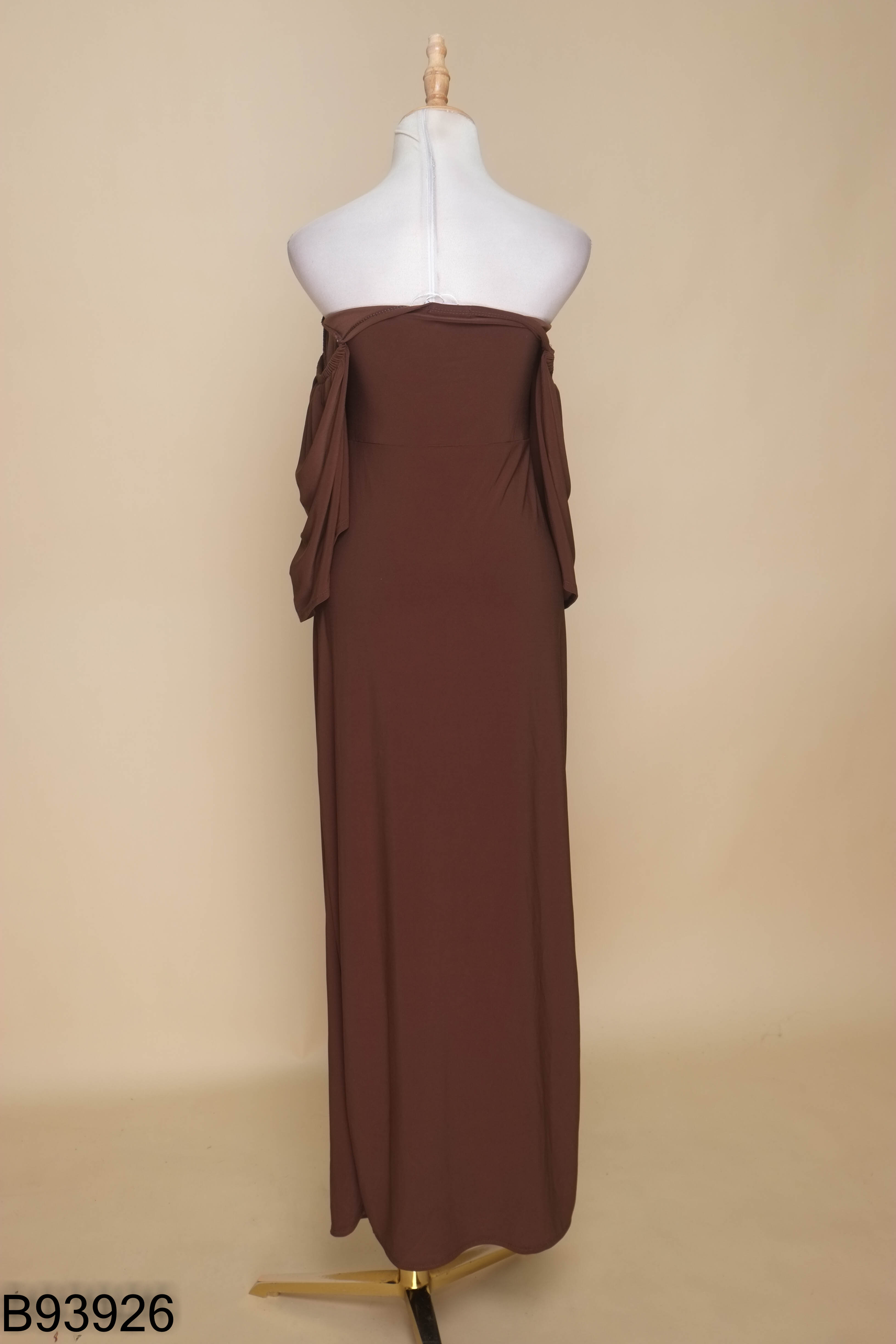 Váy ROSEGIRL STORE nâu cổ vuông
