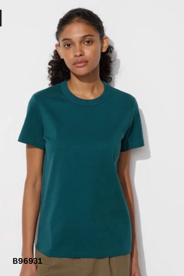 ÁO UNIQLO xanh trơn
