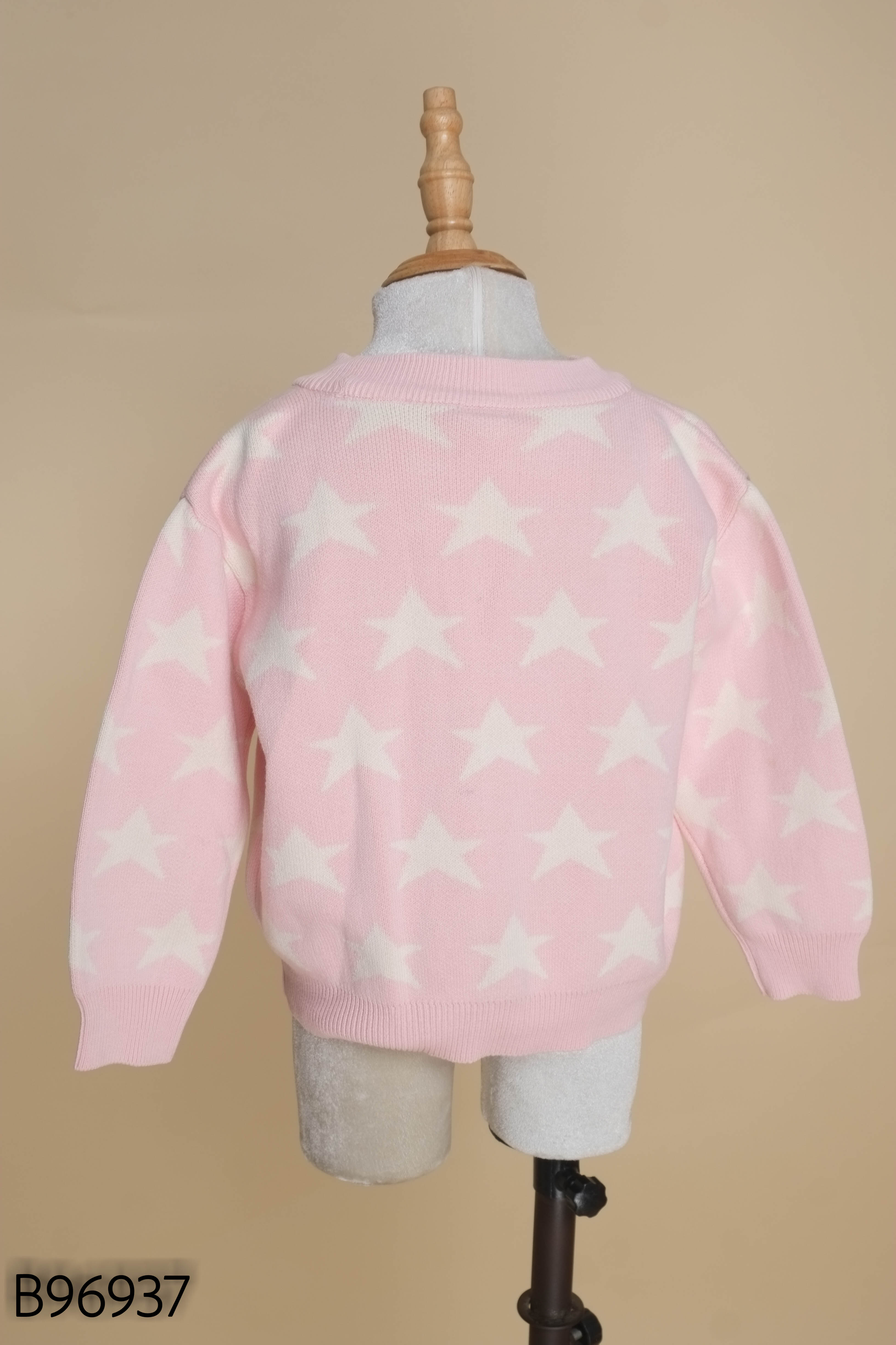 Cardigan hồng hình sao NRK kids