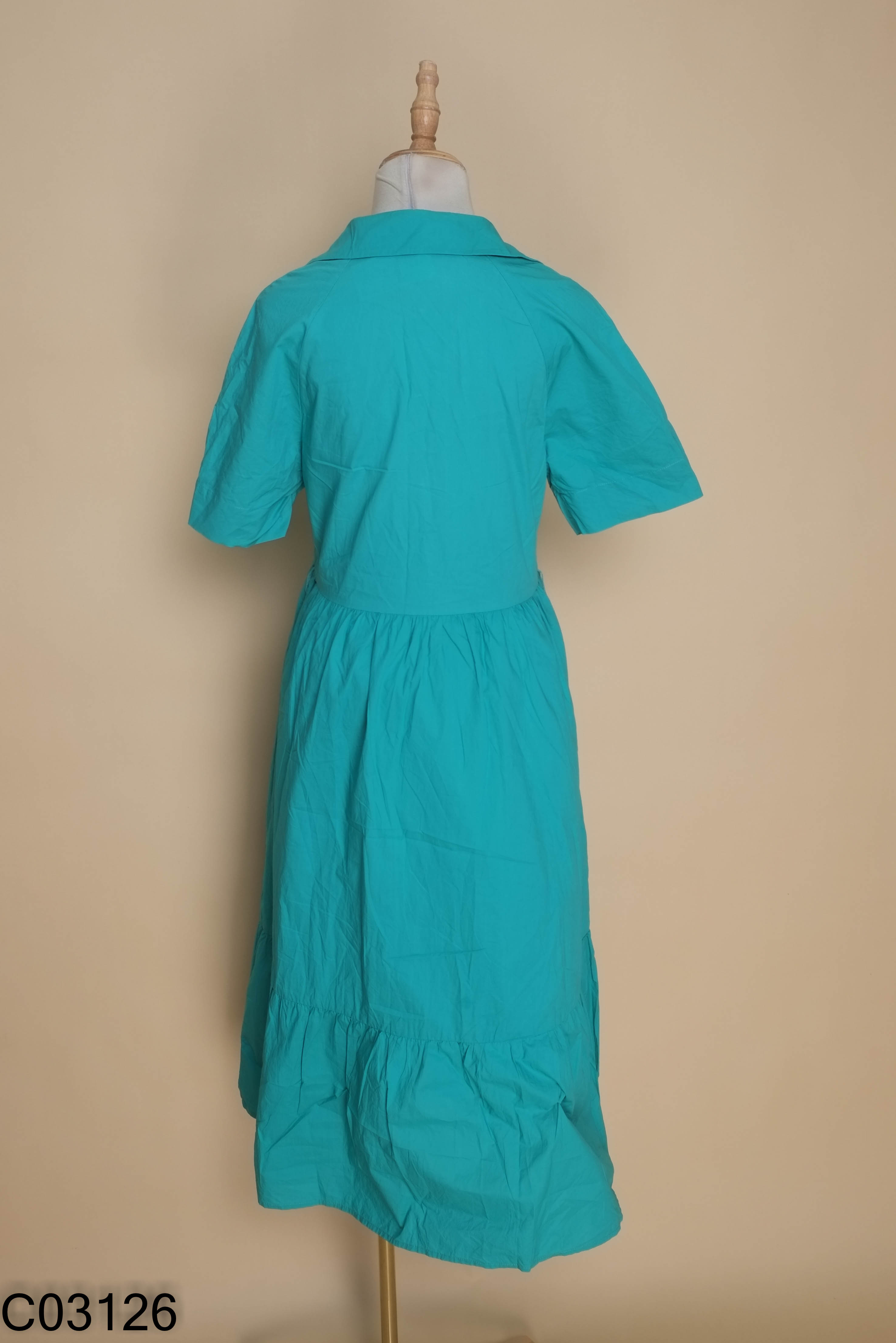 Váy babydoll xanh đậm
