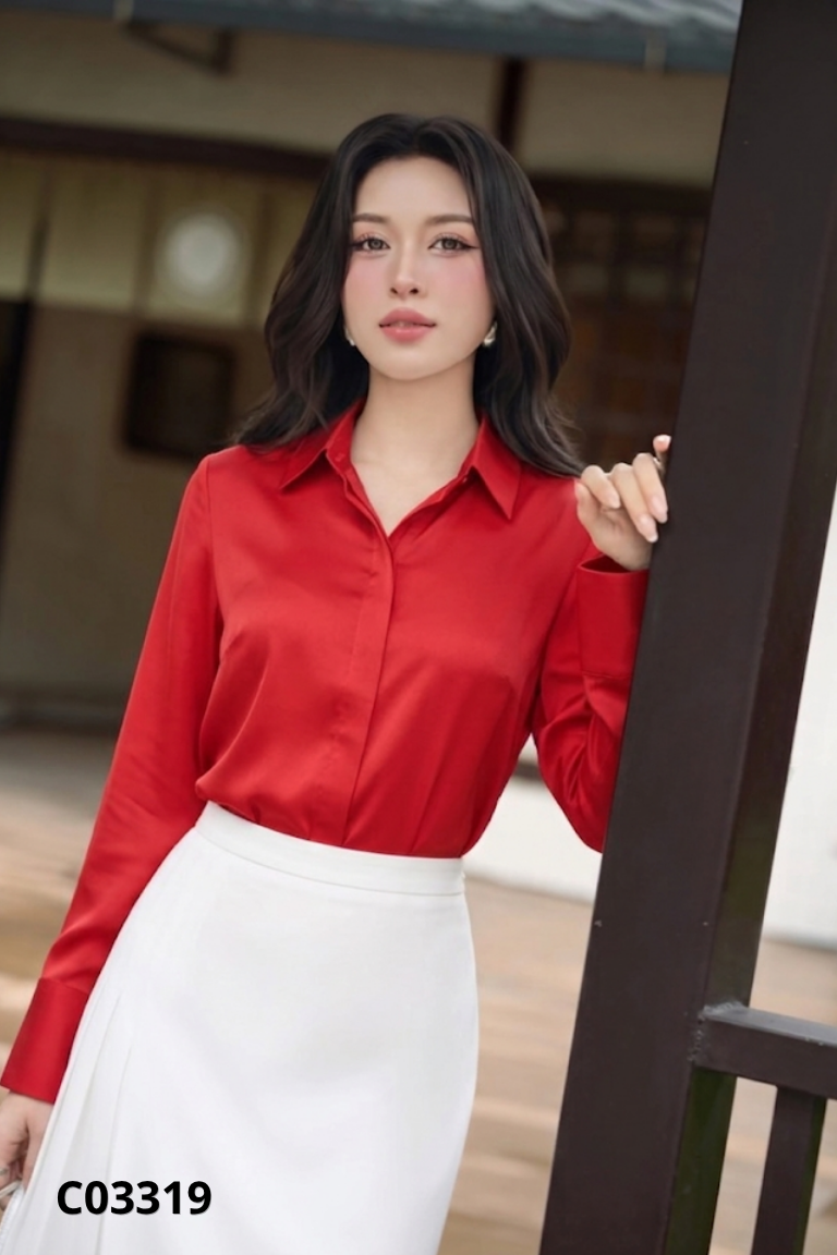Áo sơ mi 92WERA đỏ