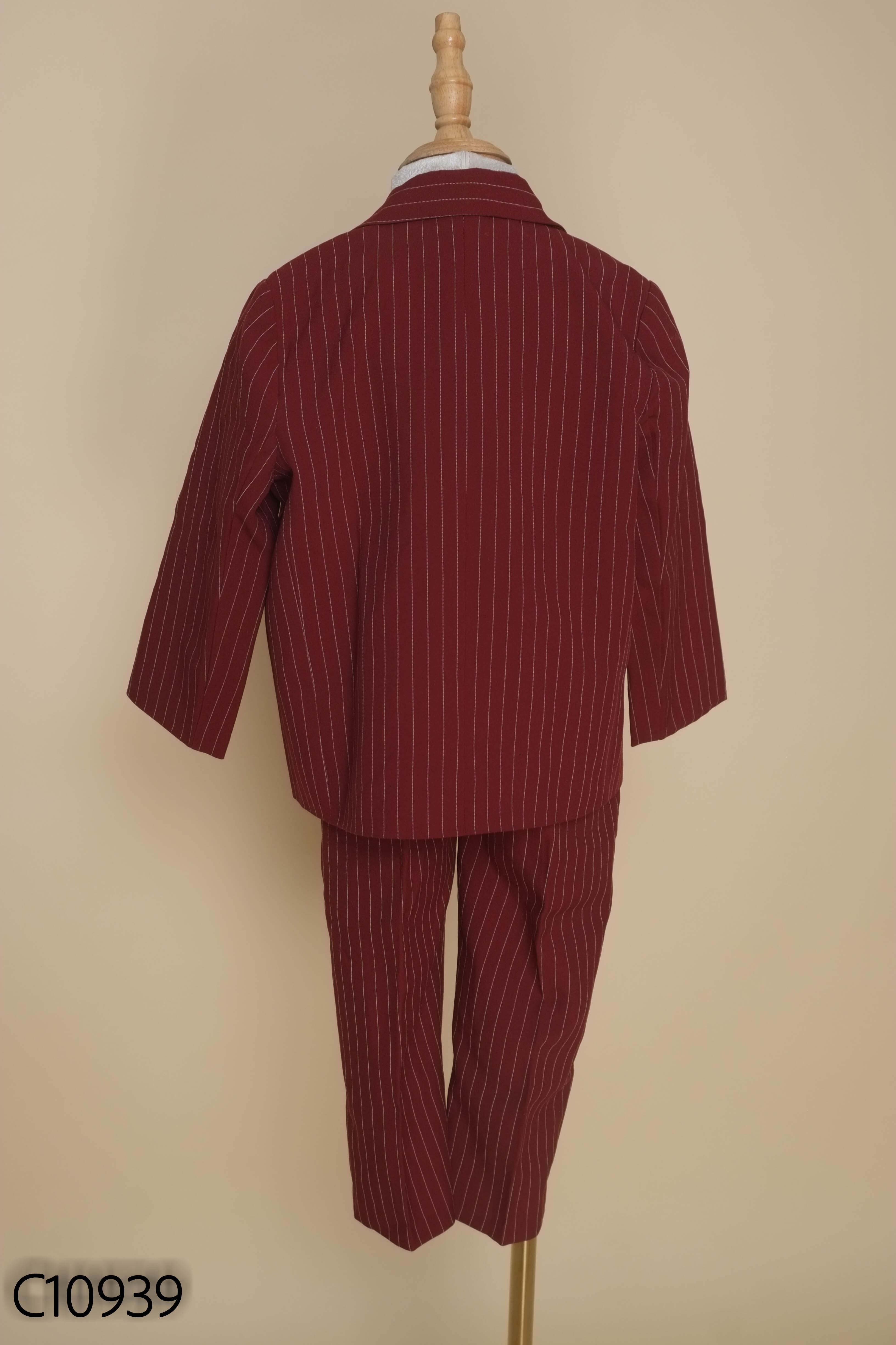 SET áo vest đỏ kẻ+ quàn KIDS