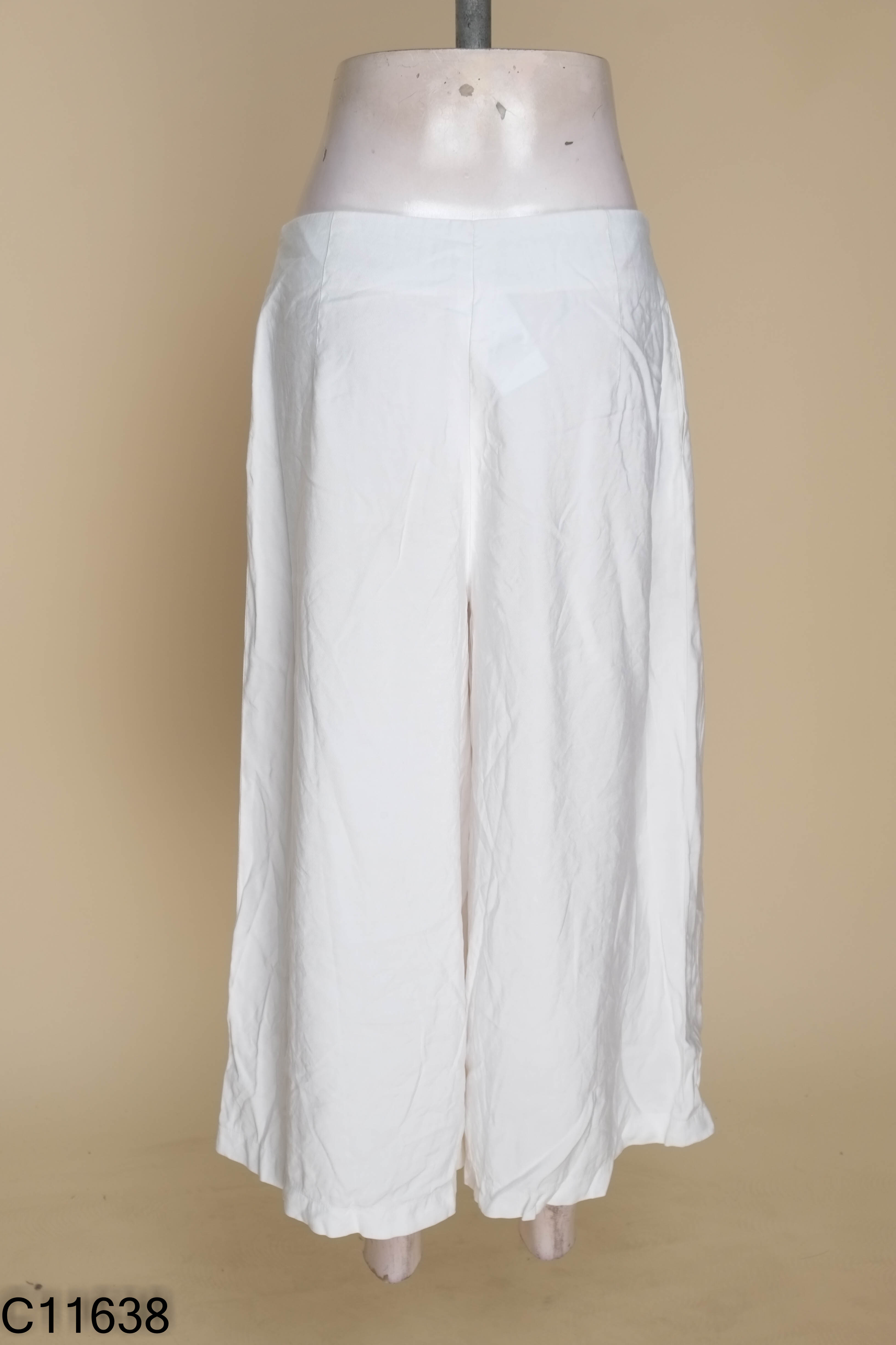 Quần culottes FANSIX trắng