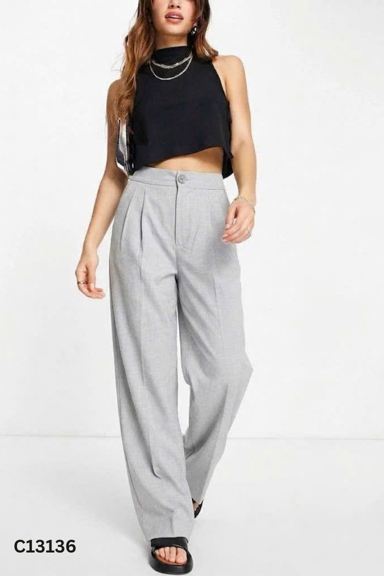 Quần suông PULL BEAR xám (cắt tag)