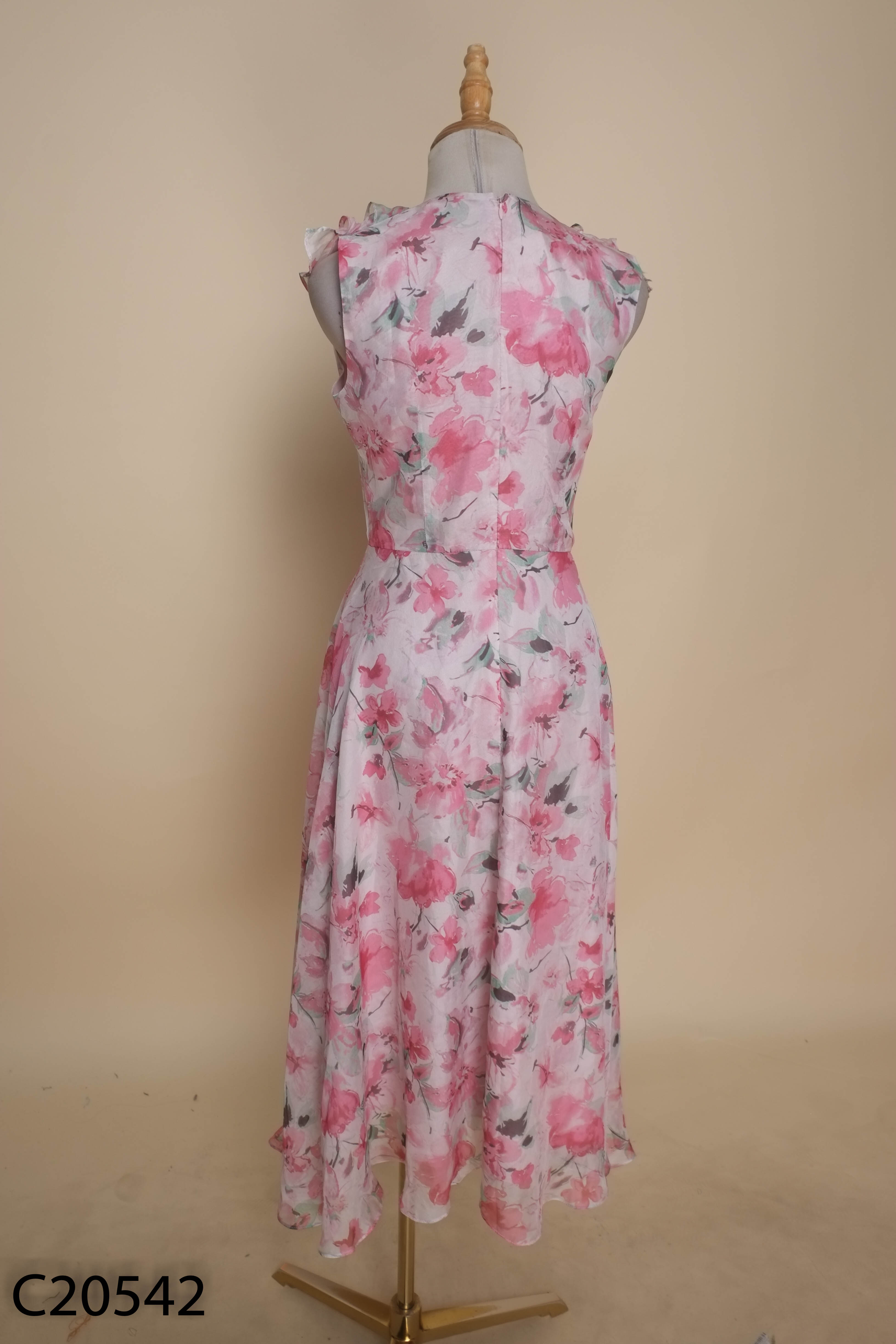 Váy voan hồng hoa OLV BOUTIQUE