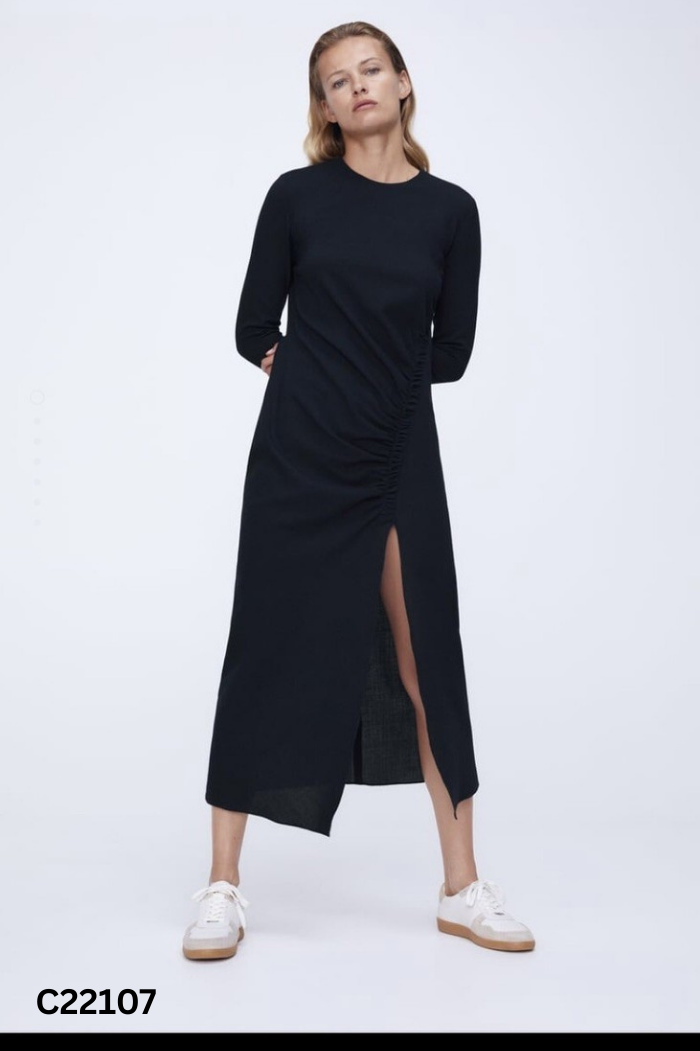 Váy dài ZARA xanh than