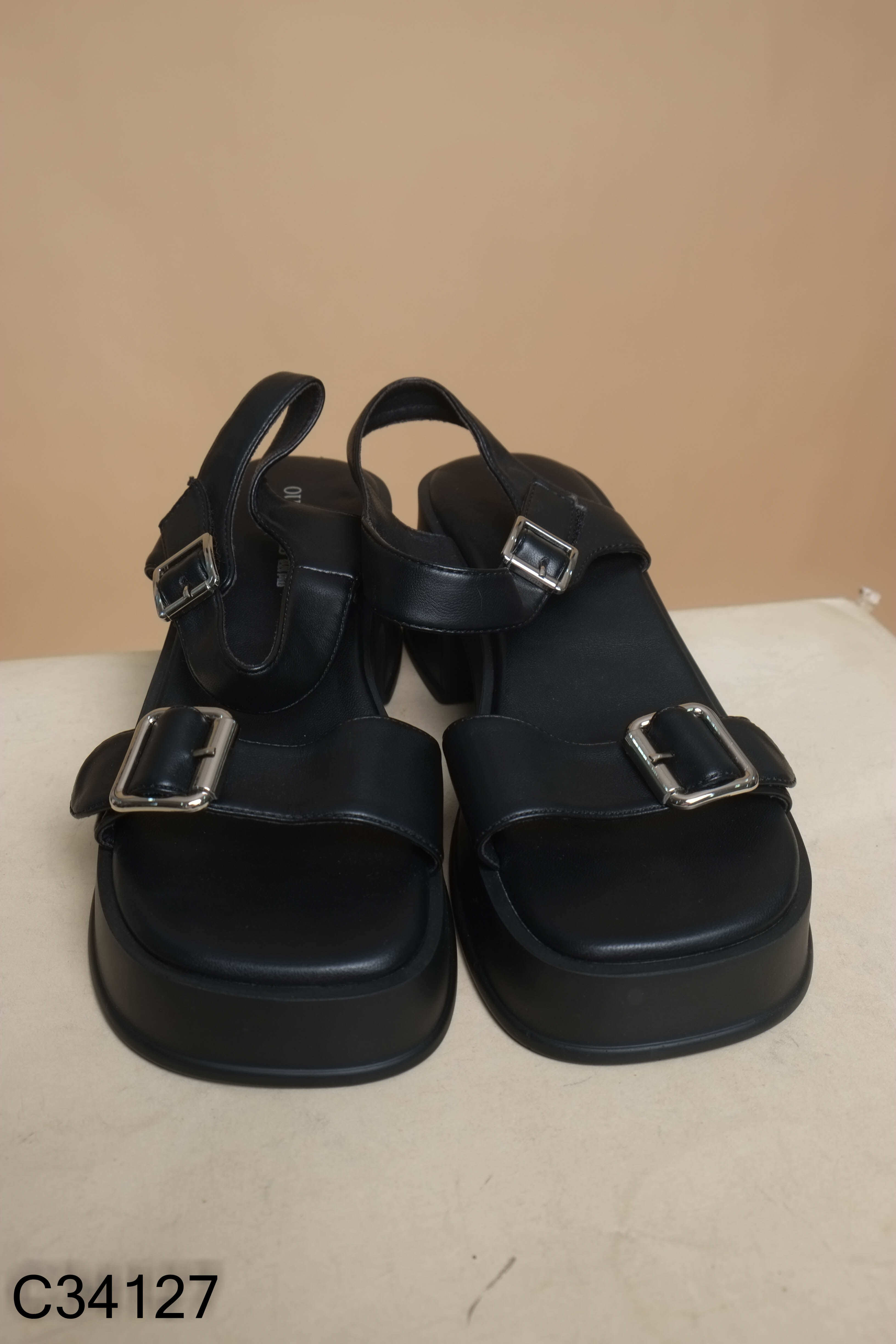 NEW Sandals da đen đế cao