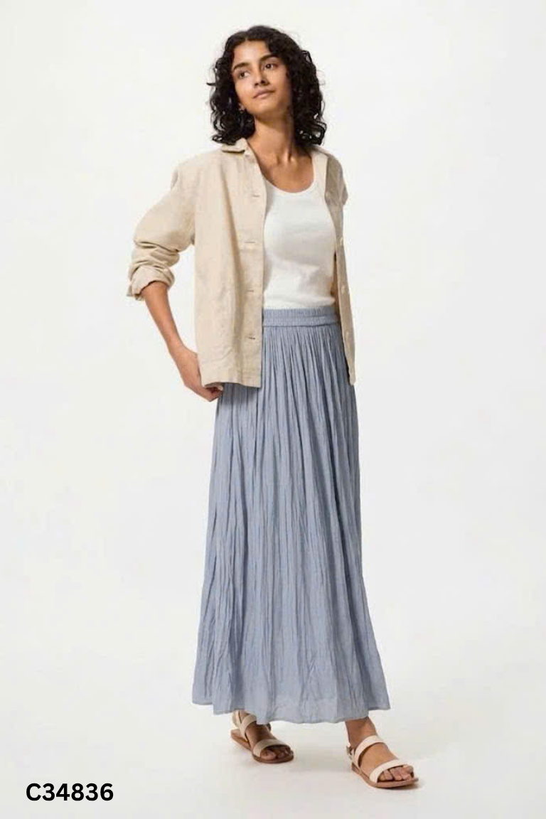 Quần dài xanh UNIQLO ống rộng
