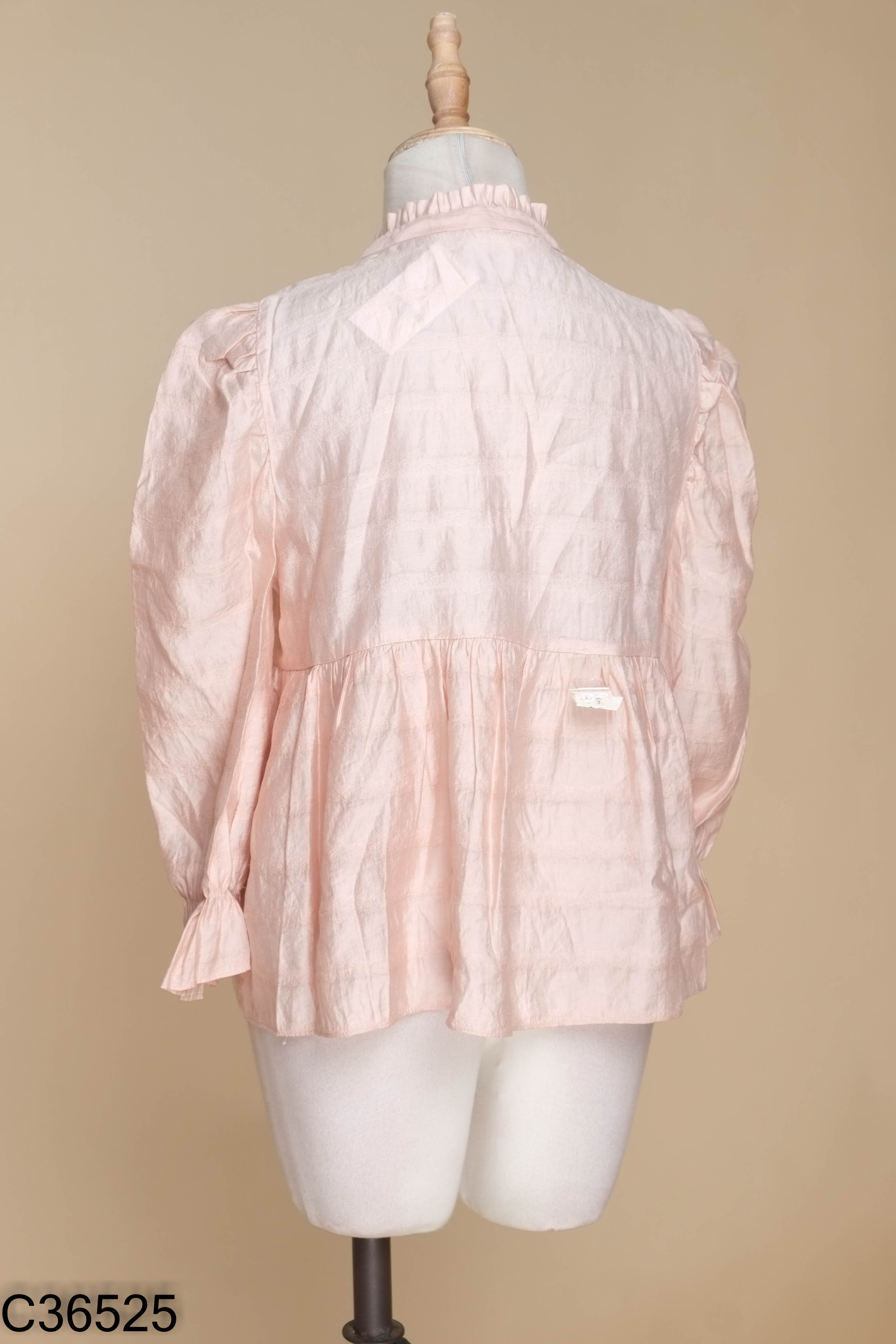 Áo hồng ZARA buộc nơ