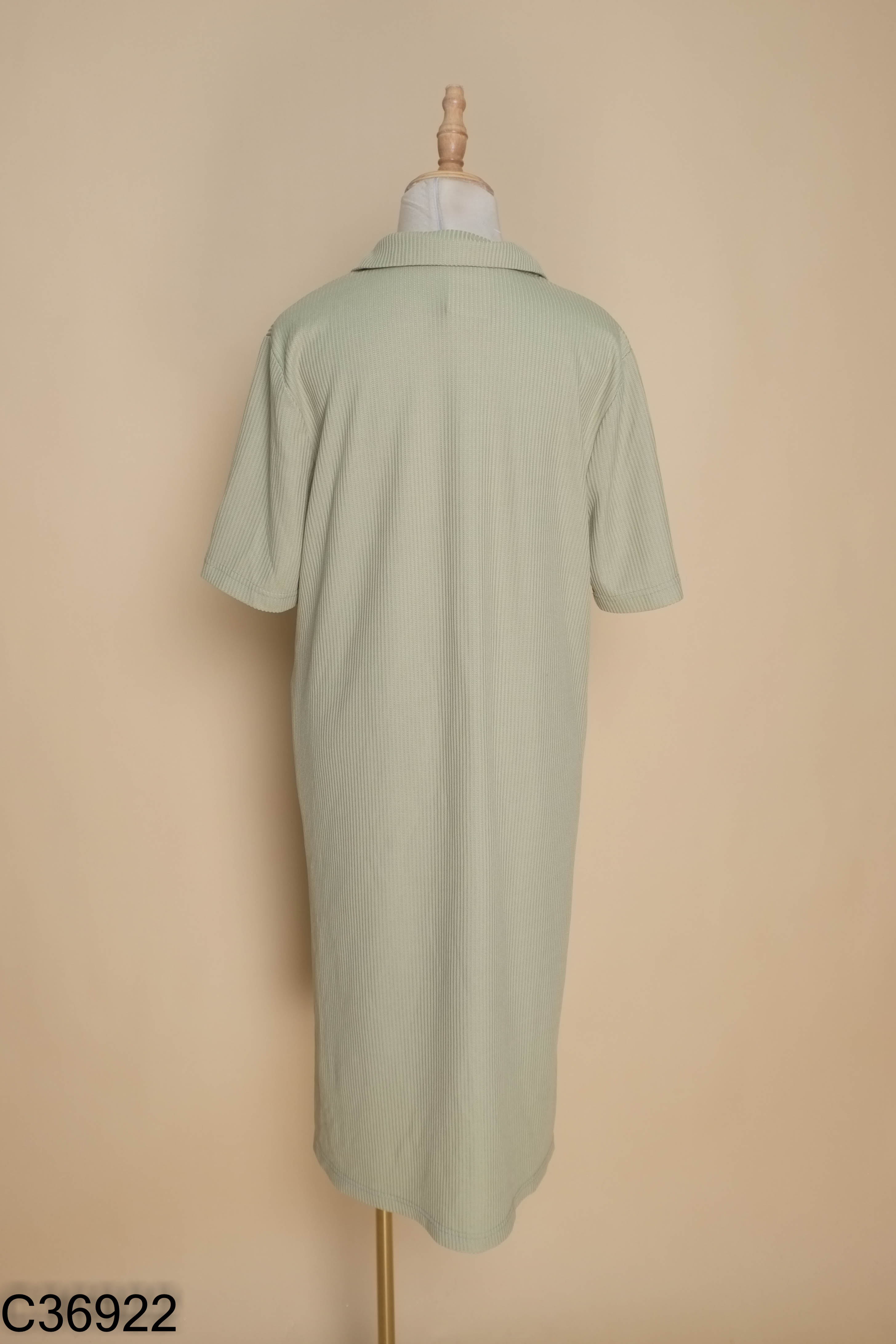 Váy L'AMME xanh cổ polo