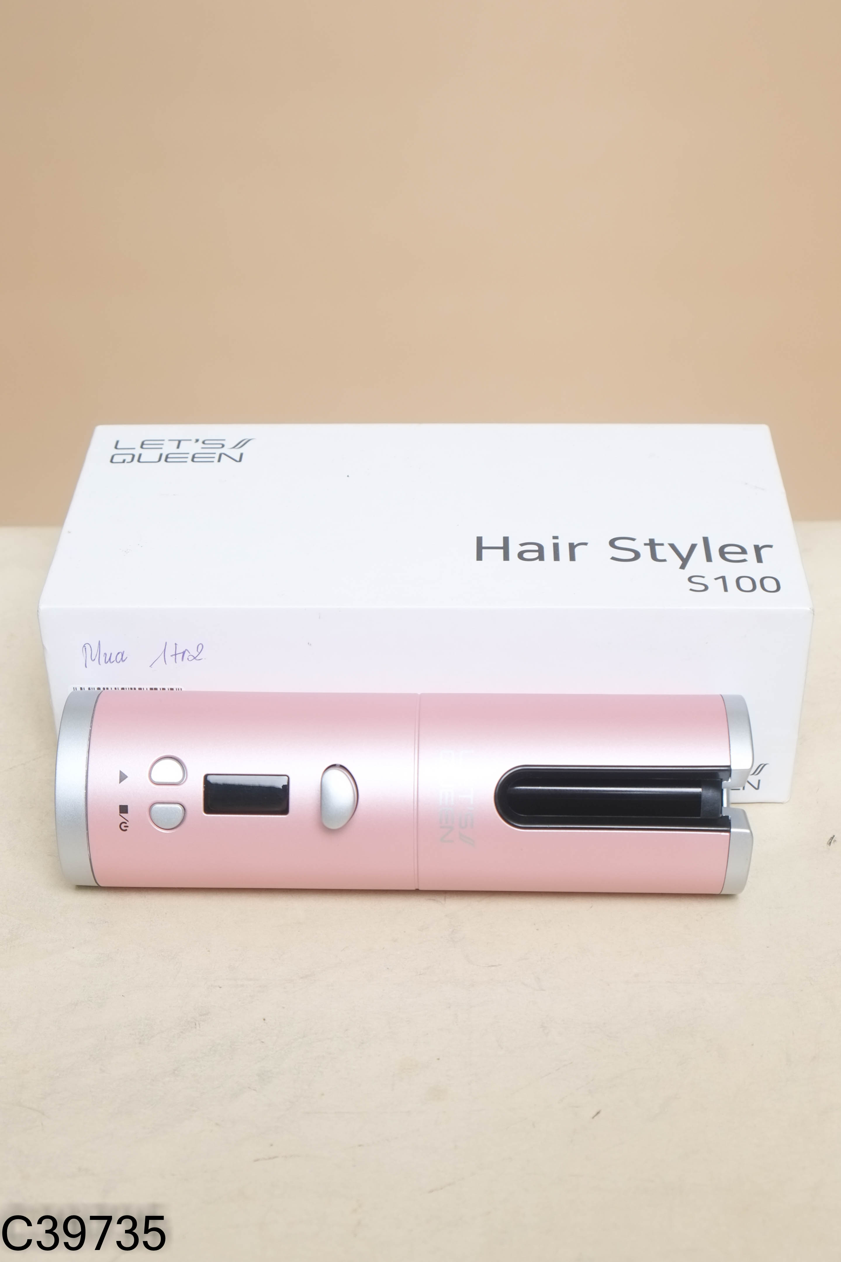FULLBOX HAIR STYLER S100 máy xoăn hồng