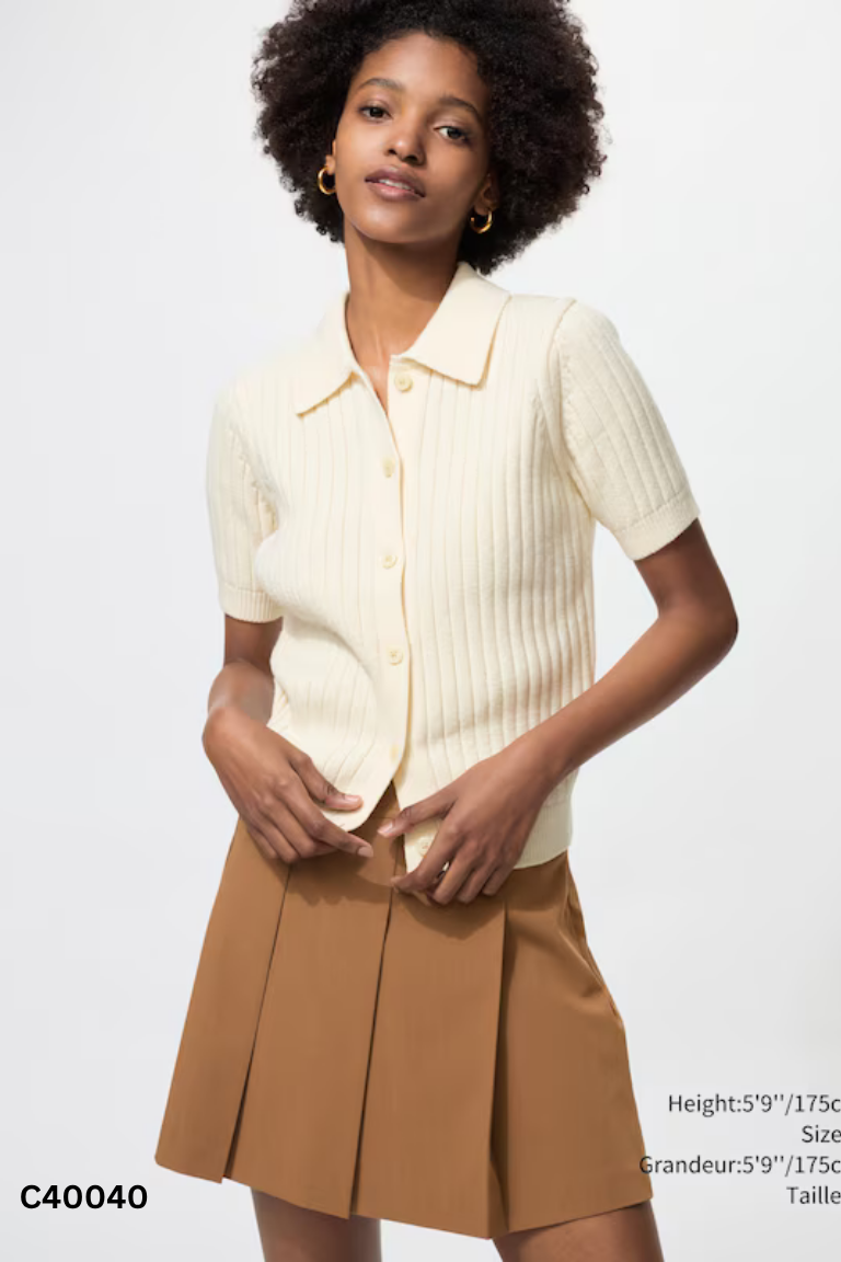 Áo len be UNIQLO cổ polo