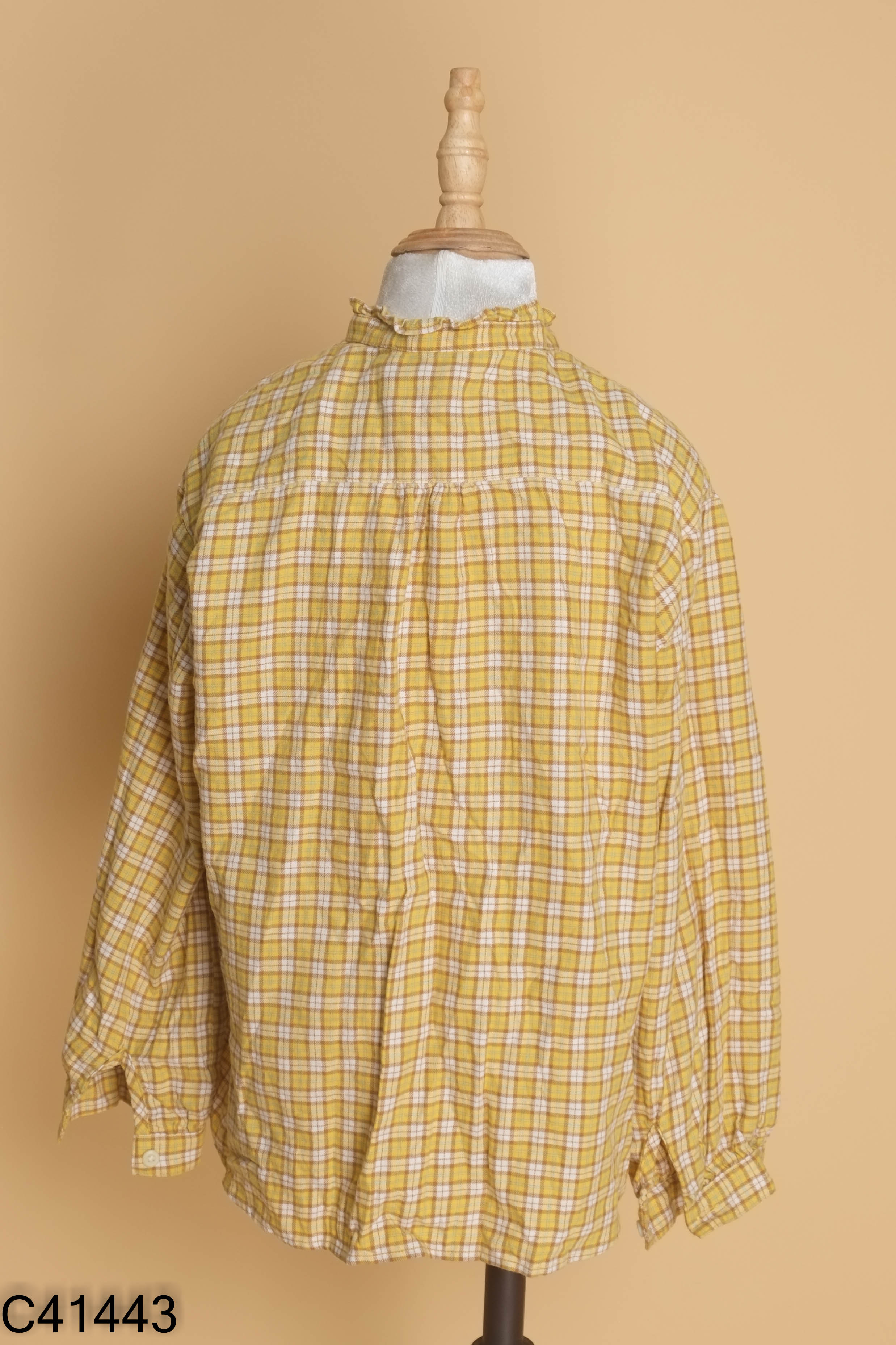 Áo UNIQLO KIDS vàng kẻ