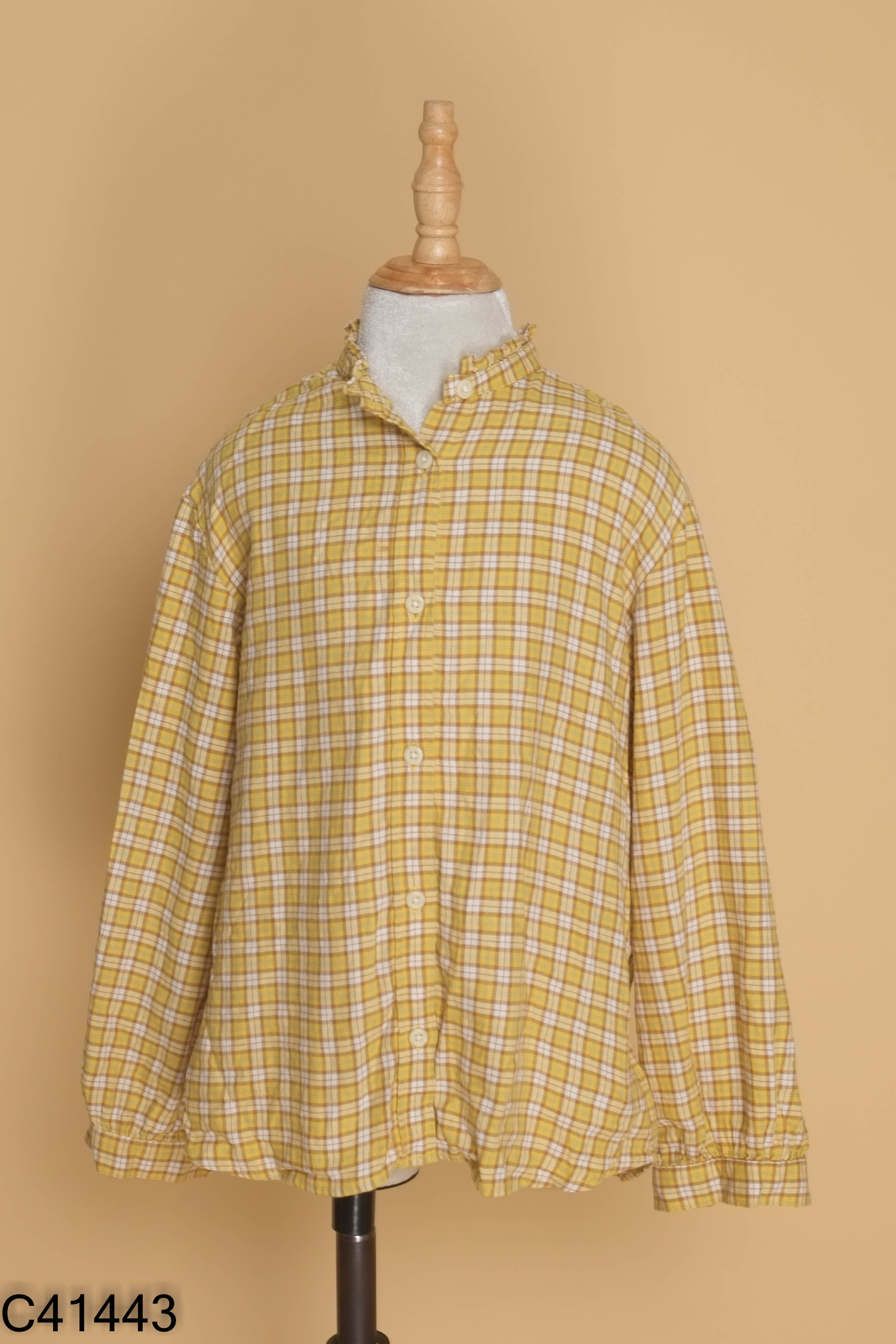 Áo UNIQLO KIDS vàng kẻ