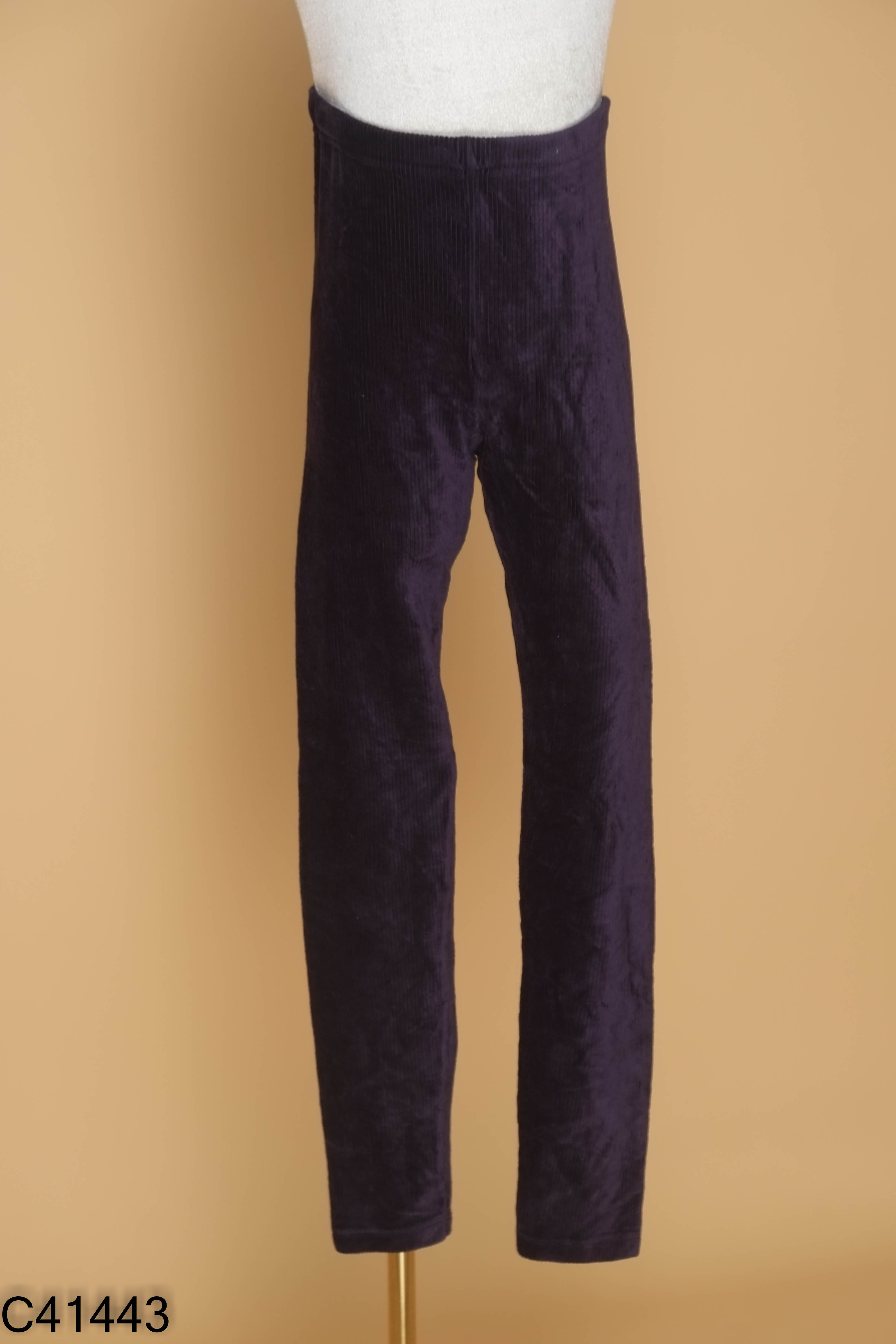 Quần nhung UNIQLO KIDS tím