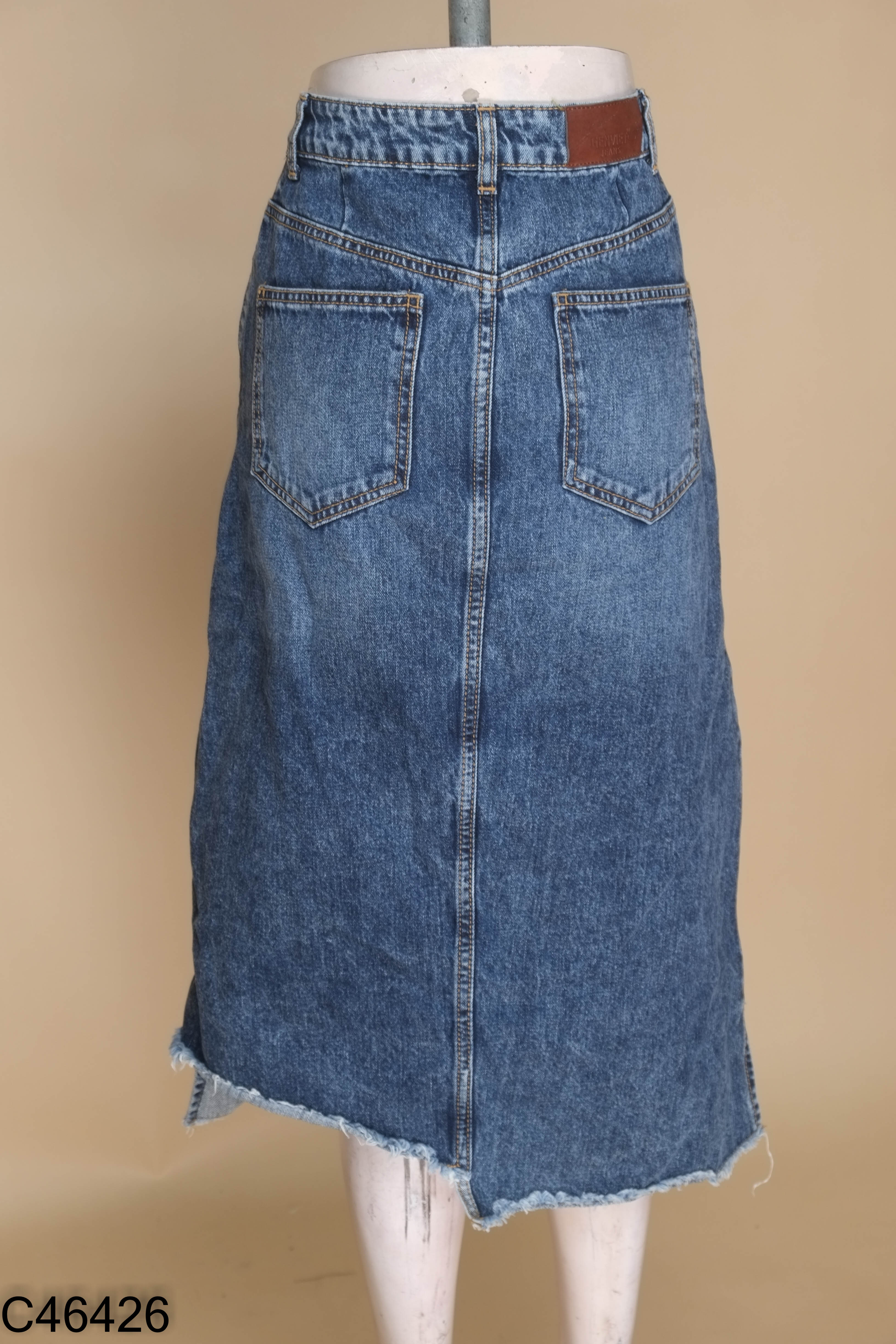 Chân váy GEN VIET jeans xanh