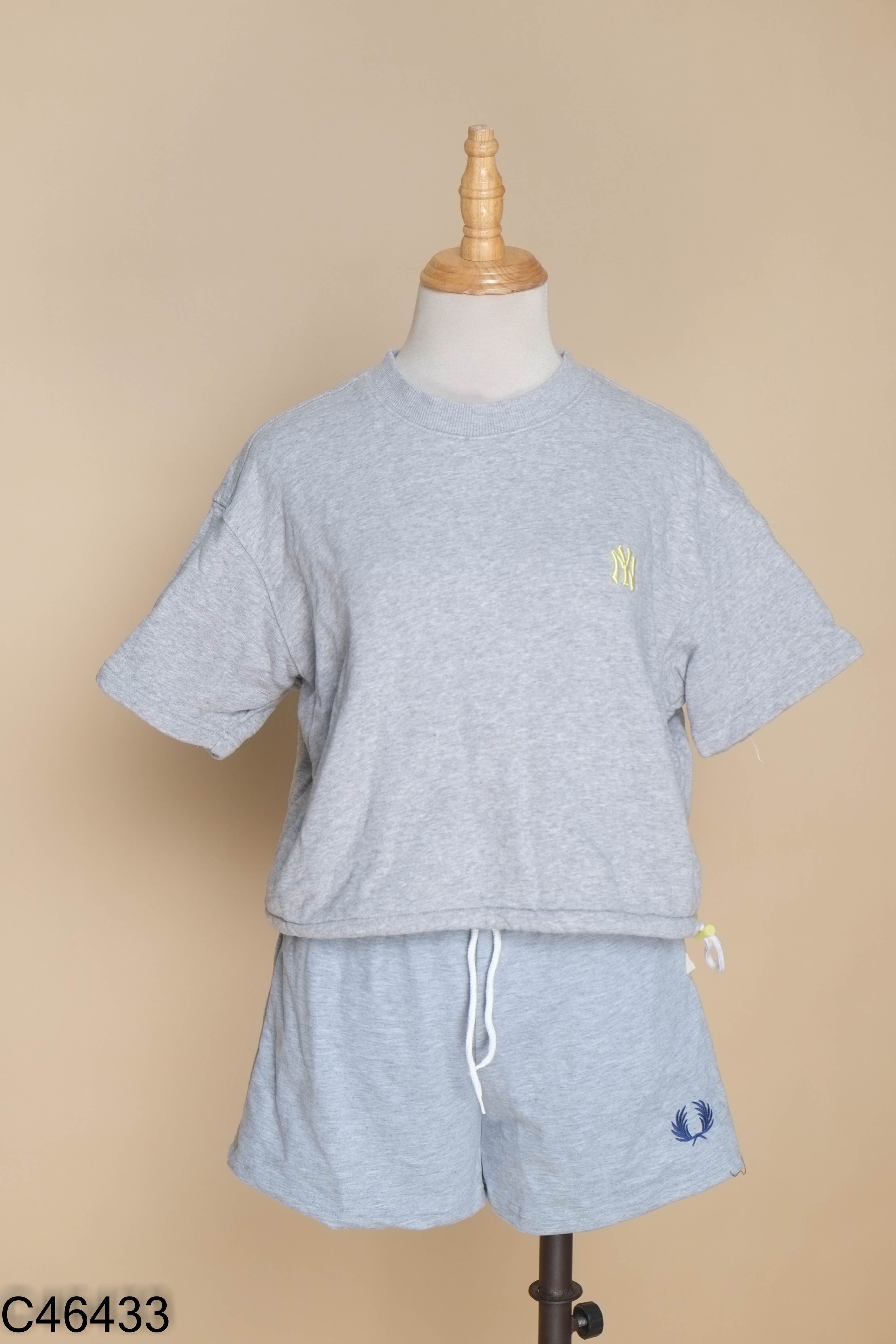 Set áo ghi NY + quần ghi