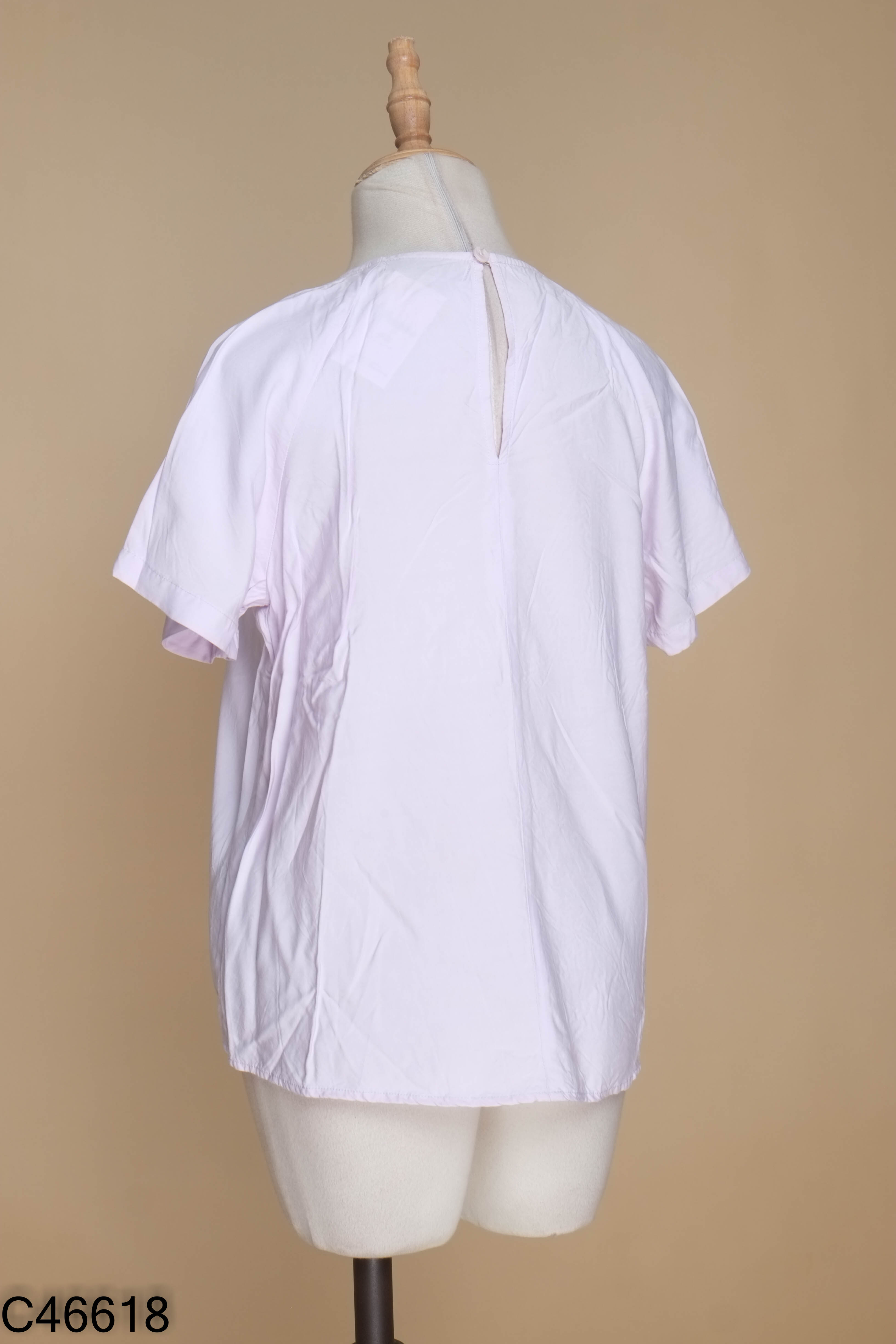 Áo babydoll tím trơn ROUTINE