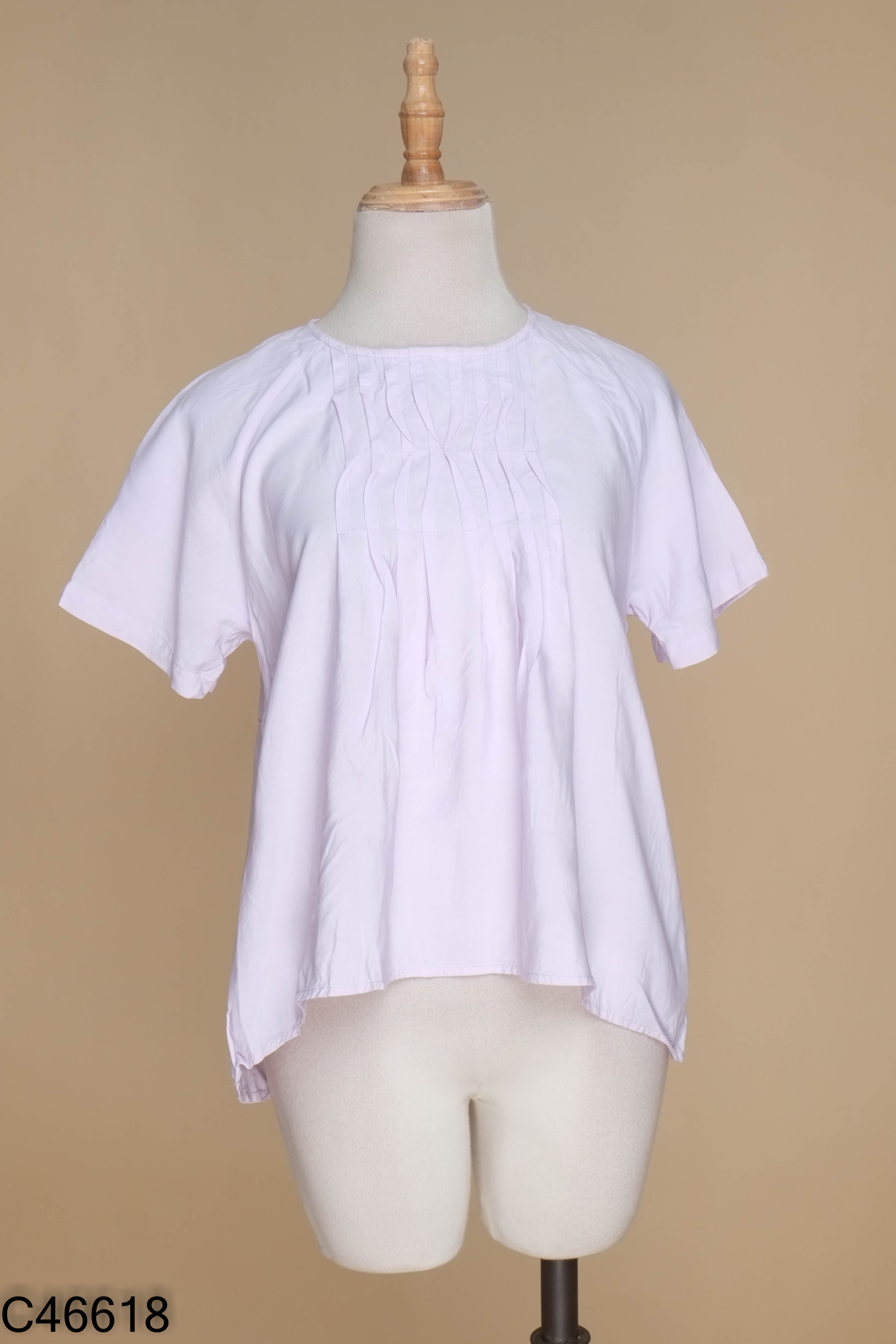 Áo babydoll tím trơn ROUTINE