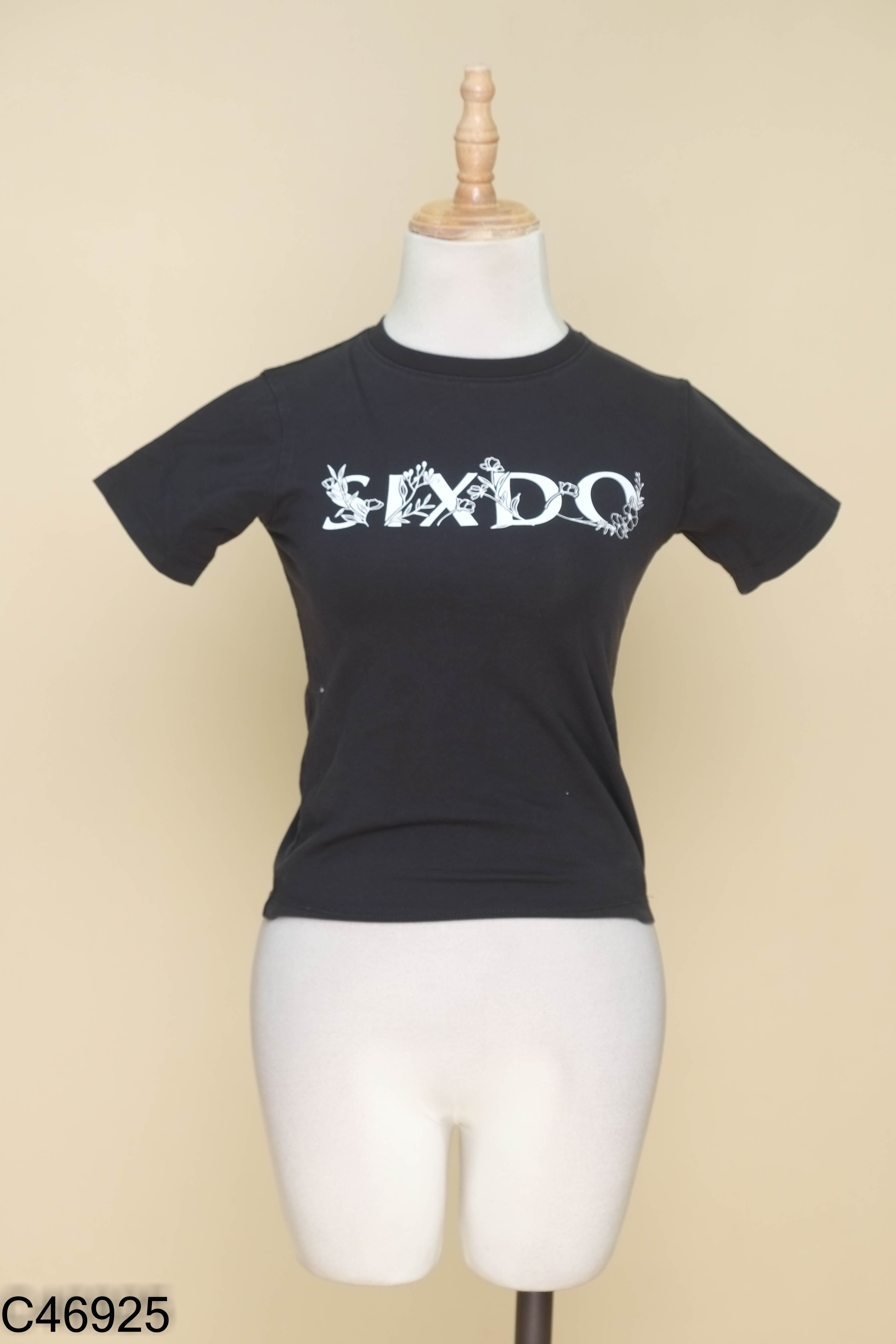 Áo đen SIXDO in chữ KIDS