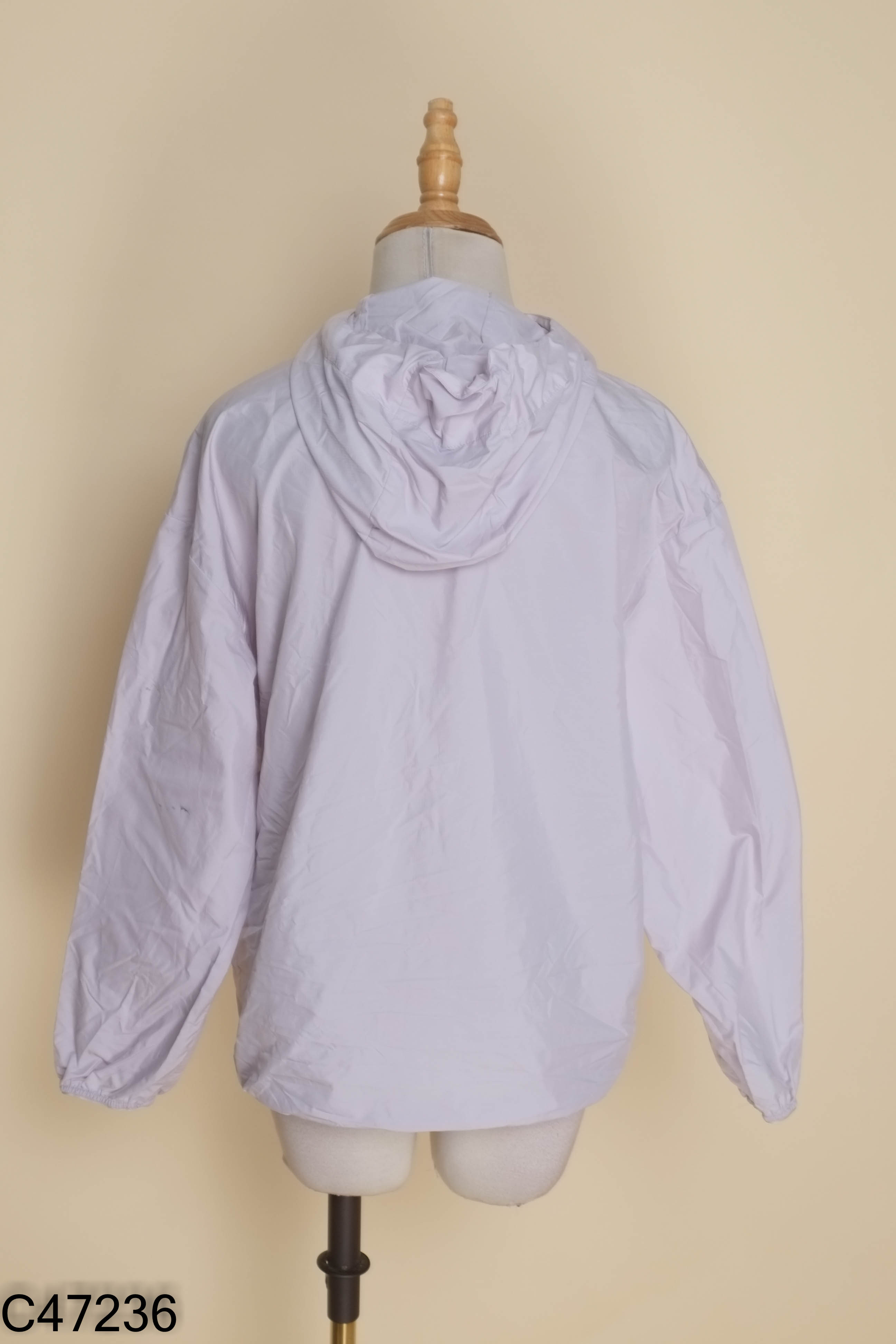 Áp gió UNIQLO tím trơn