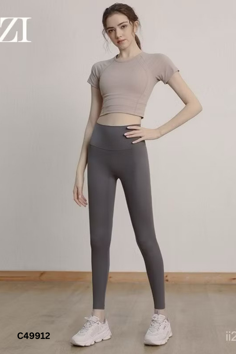 Quần legging xám đậm