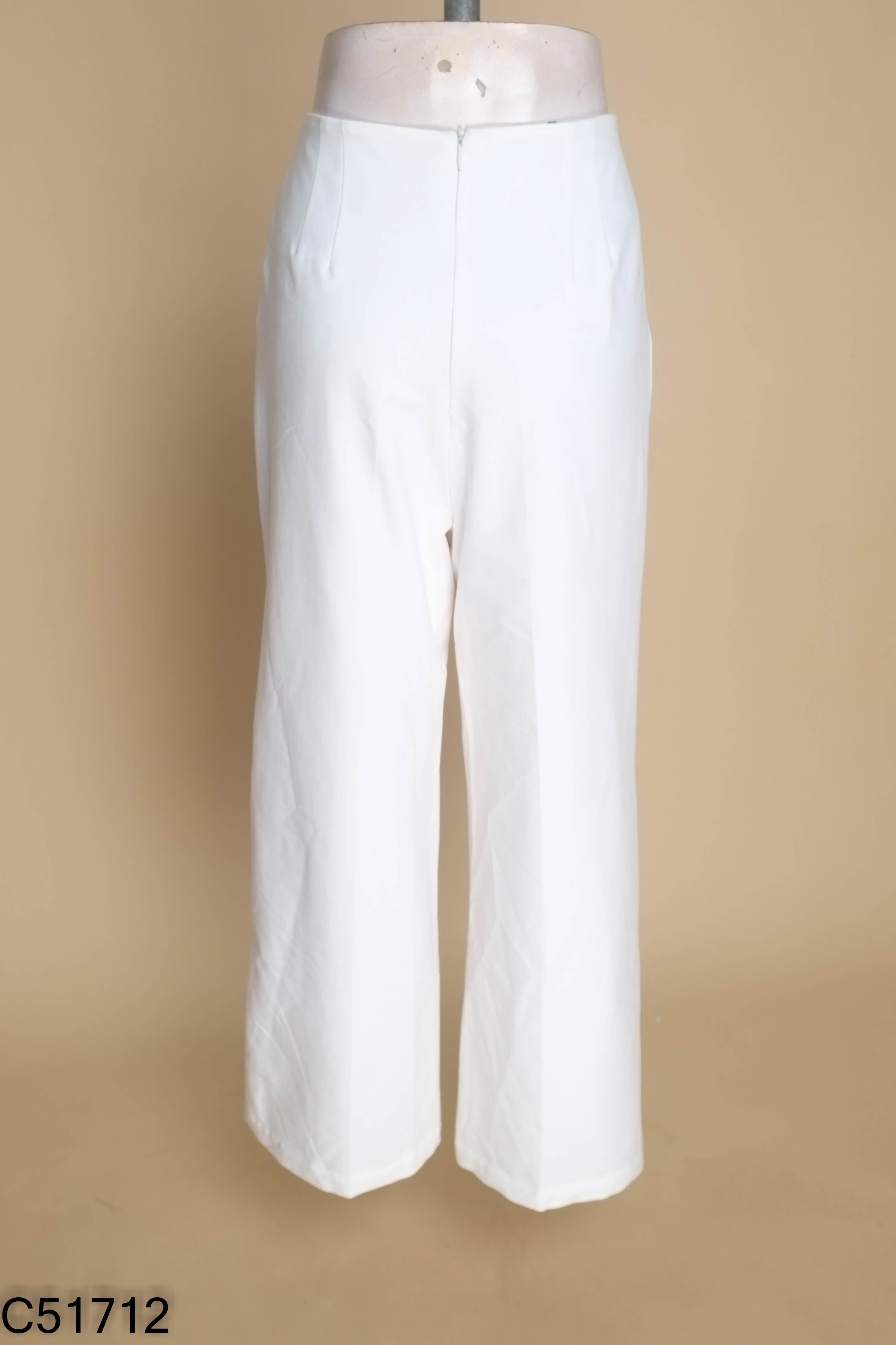 Quần TARA culottes vải trắng