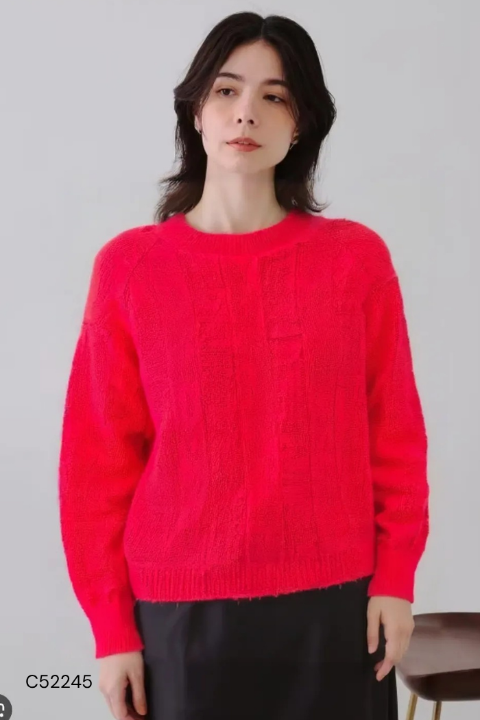 Áo len hồng GRAIN DE MALICE