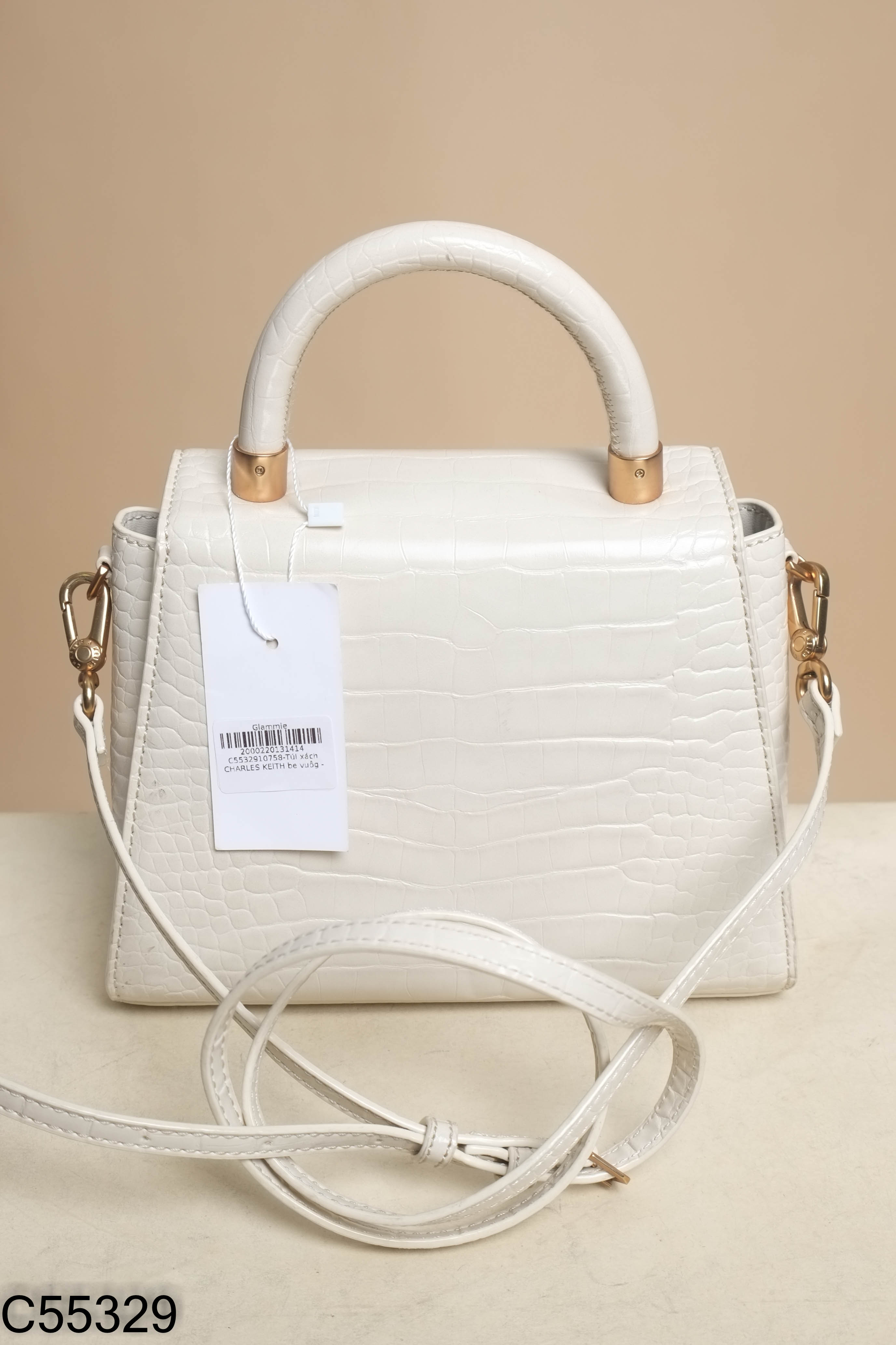 Túi xách CHARLES KEITH be vuôg