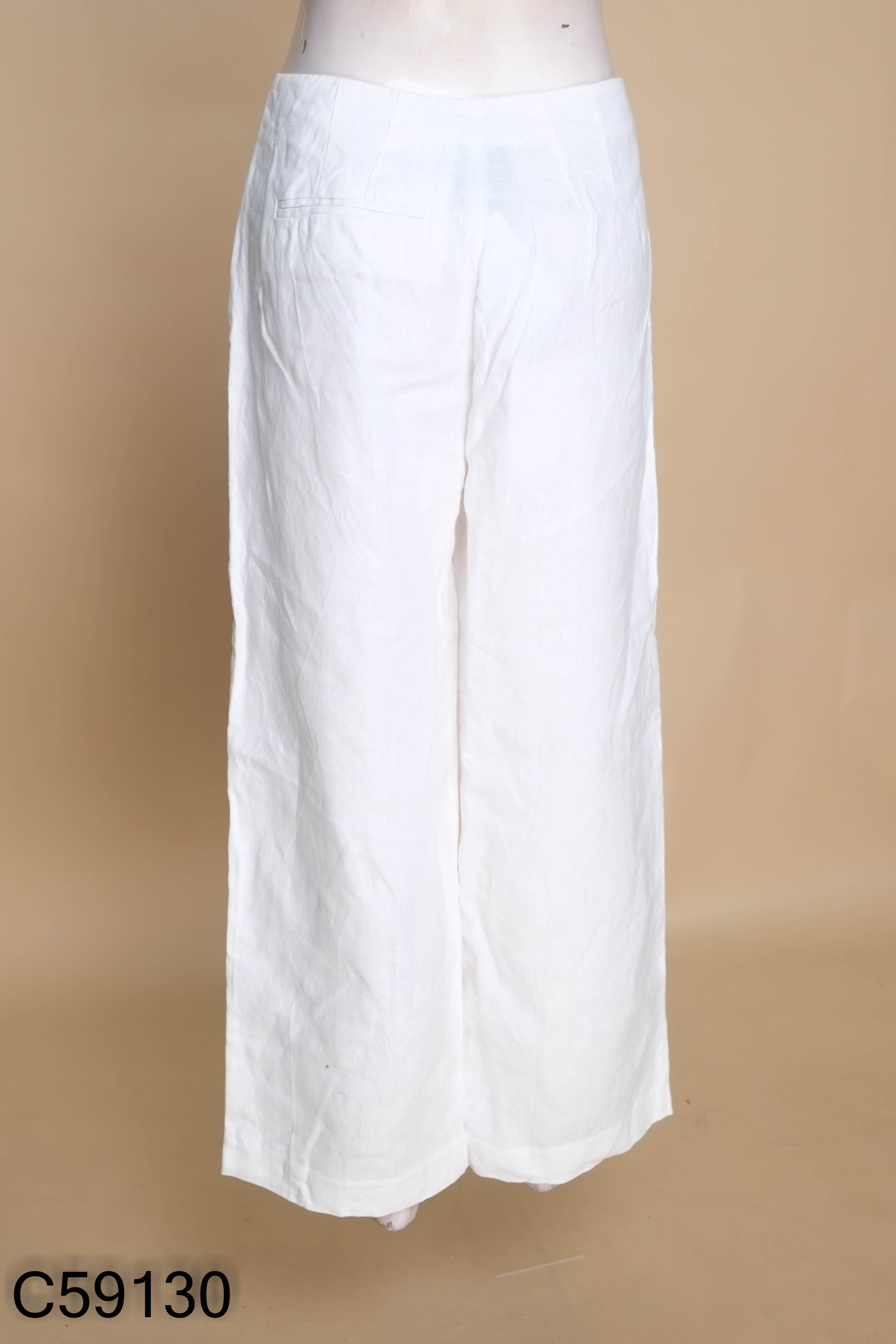 NEWTAG Quần dài REFORMATION trắng trơn