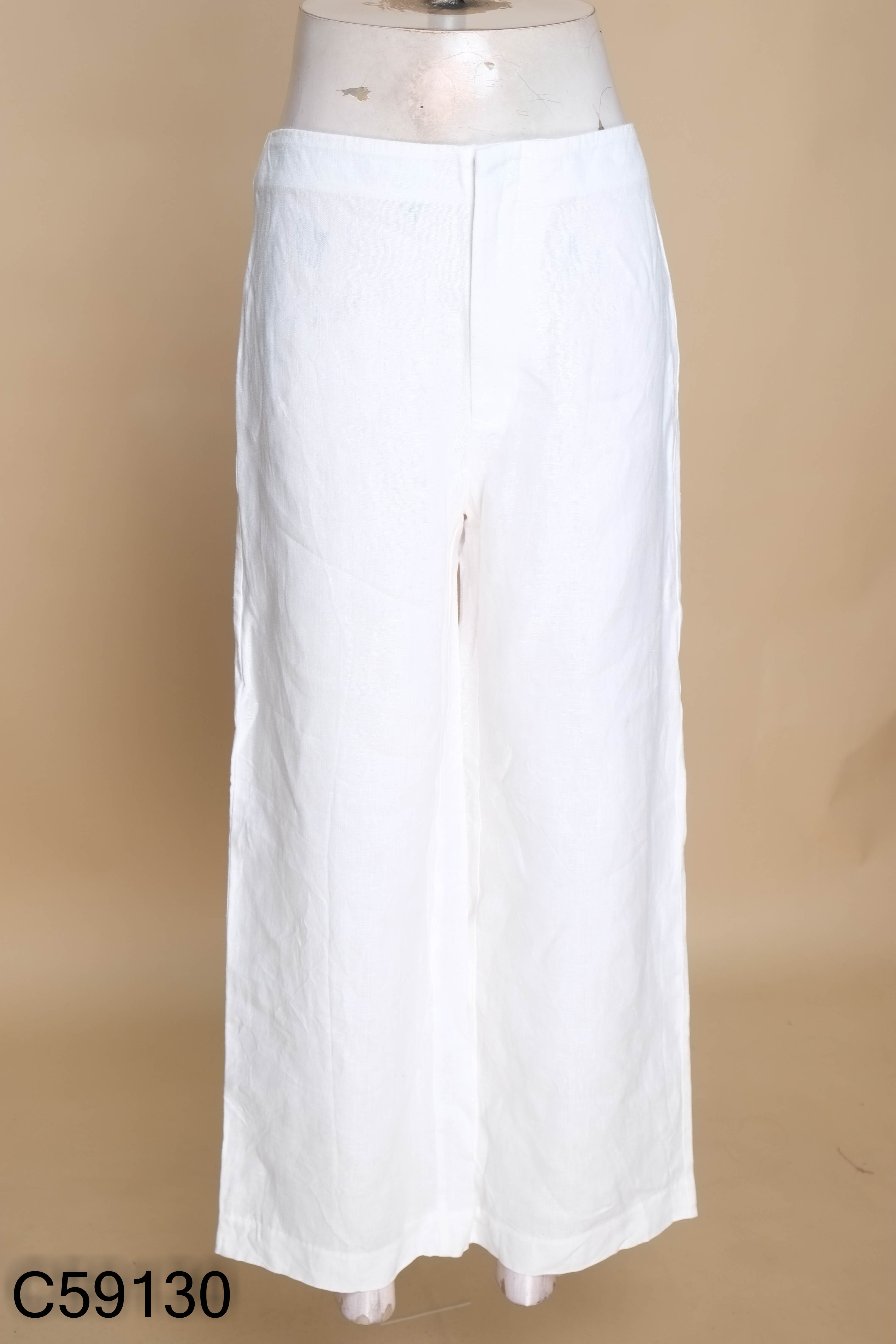 NEWTAG Quần dài REFORMATION trắng trơn