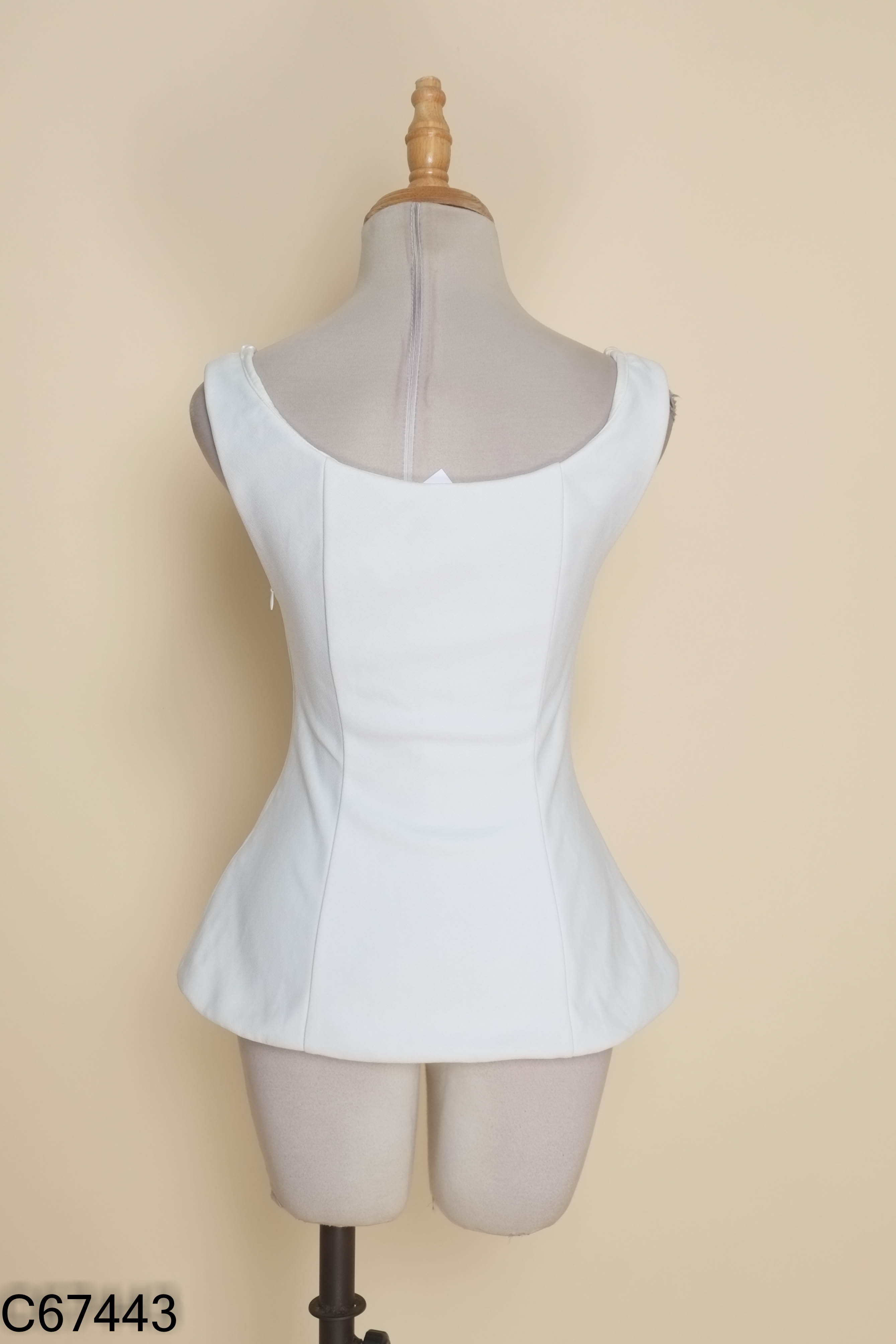 NEWTAG ZARA(xuất) áo dây trắng