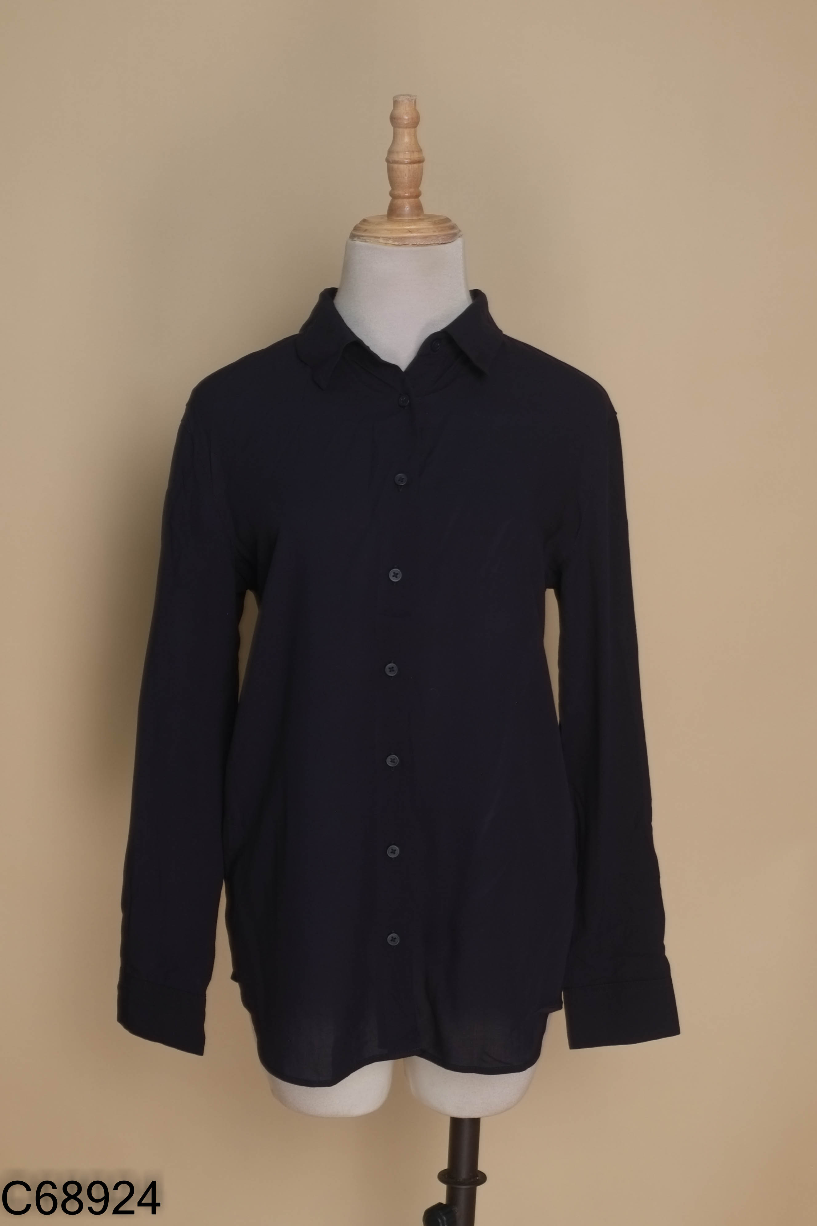 Áo sơ mi UNIQLO xanh
