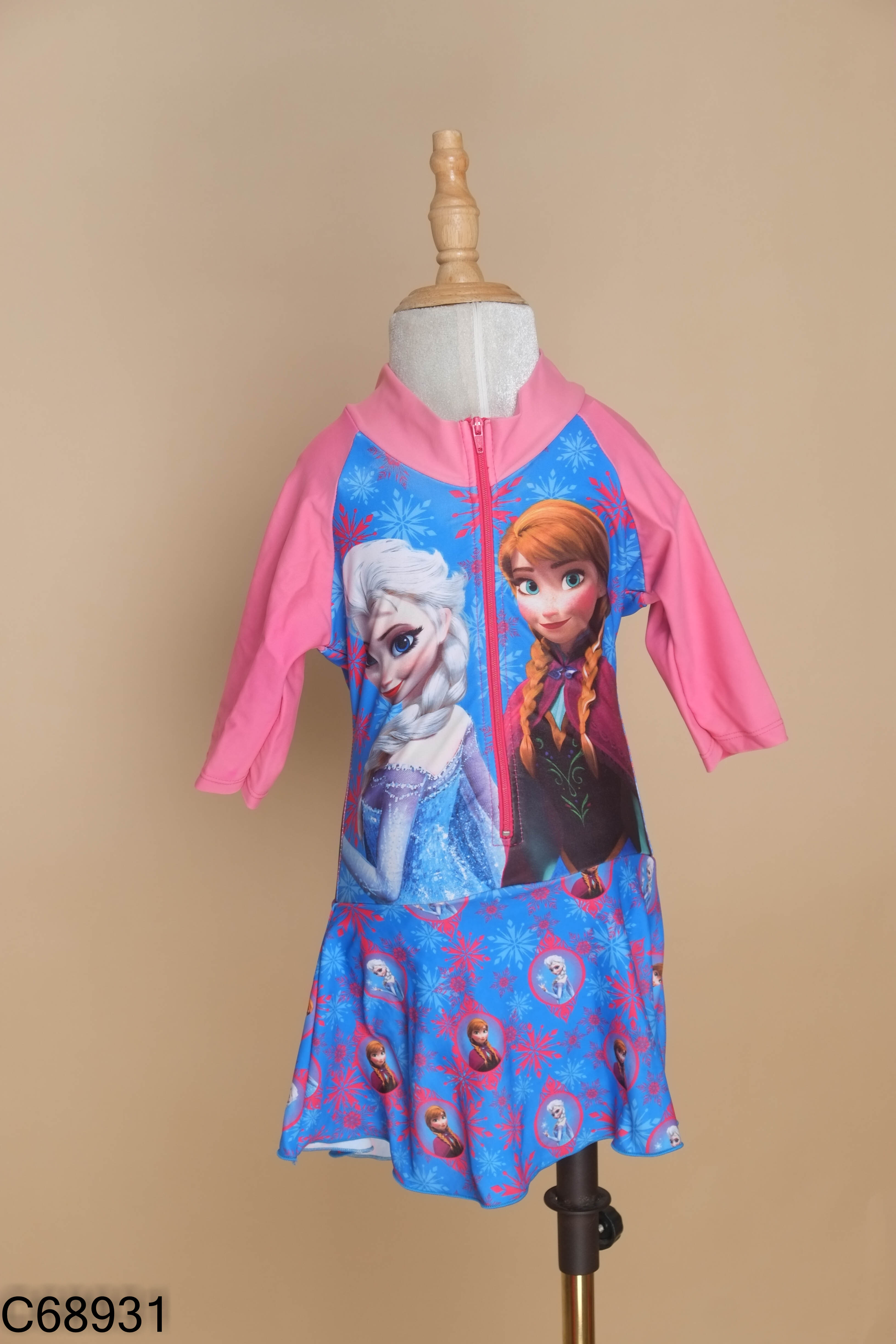 Váy bơi liền thân hồng công chúa